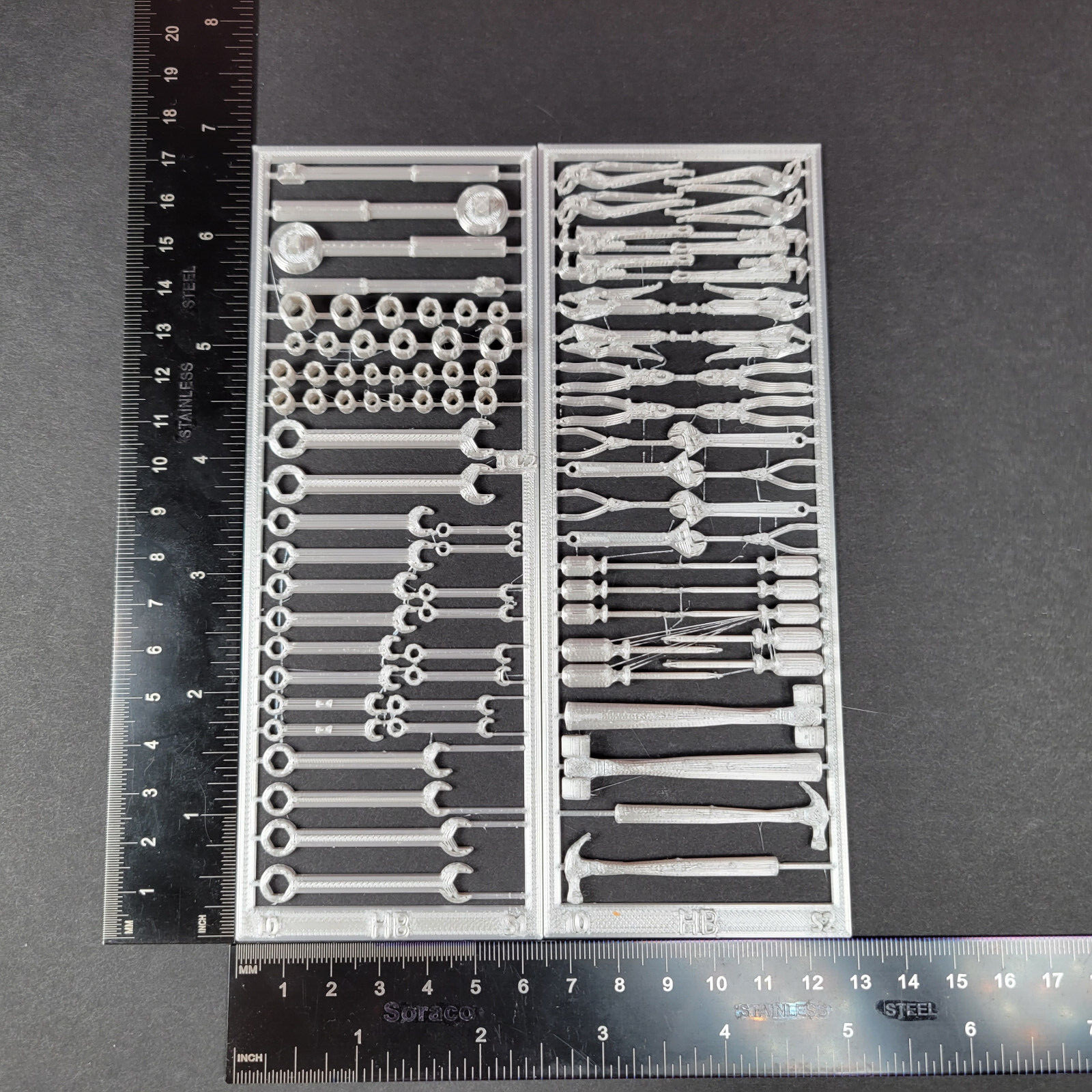 Tool Set 1/10 Scale Model Prop Kit Shop Garage Diorama Dollhouse Accessory 
