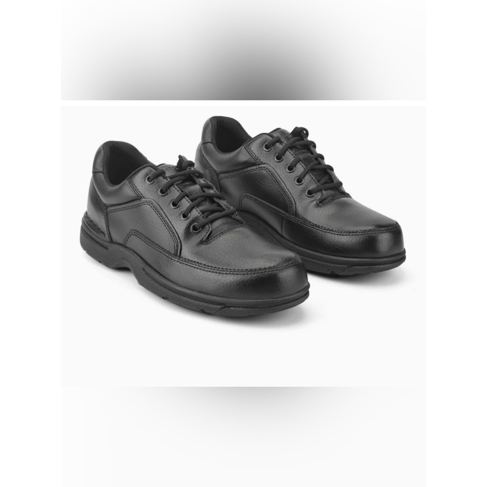 Rockport Men\'s Ridgefield Eureka Black Leather Lace-Up, 9.5W Rockport Men\'s Ridgefield Eureka Black Leather Lace-Up, 9.5W