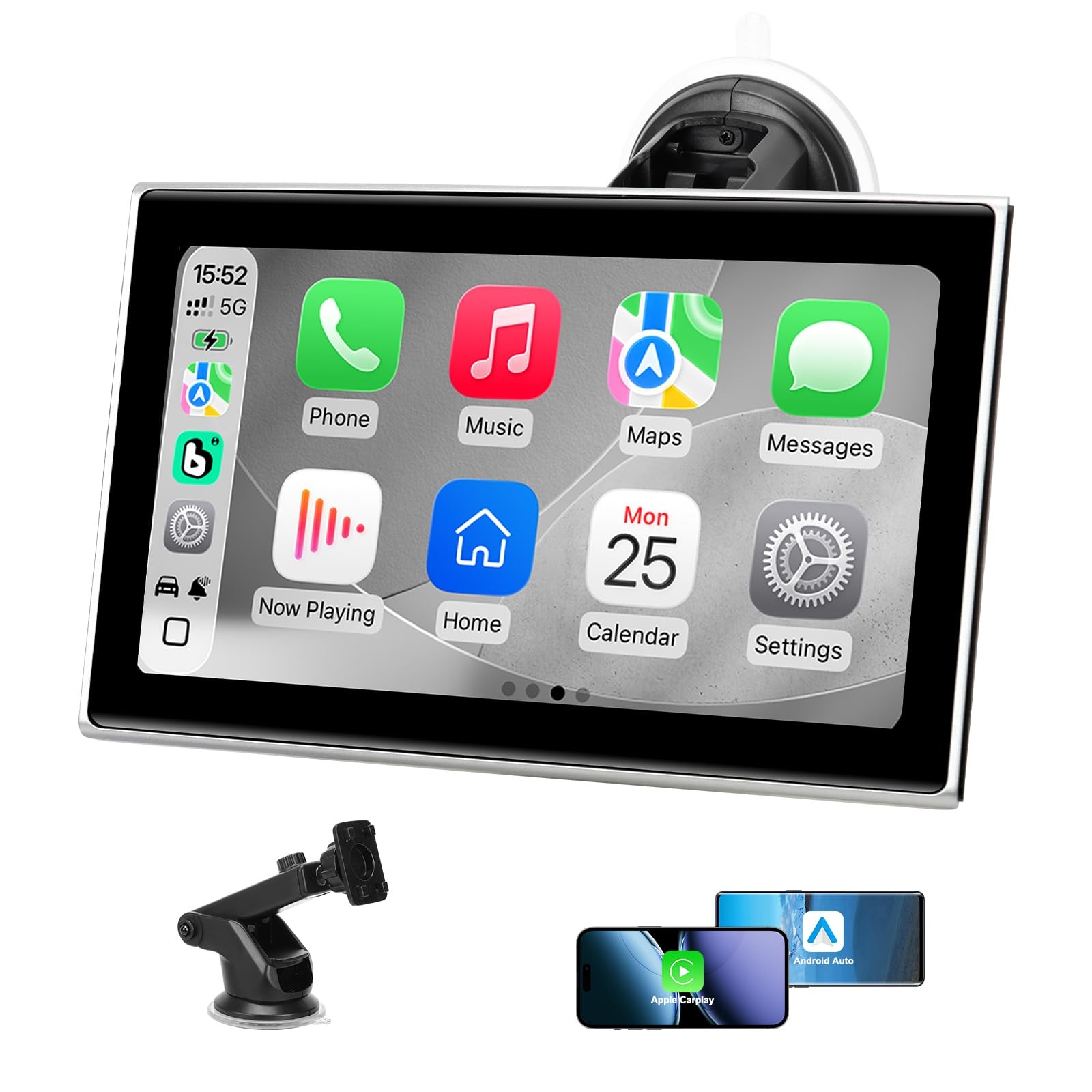 Carplay Screen for Car 7 INCH Portable Wireless Carplay & Android Auto Carplay Screen for Car 7 INCH Portable Wireless Carplay & Android Auto