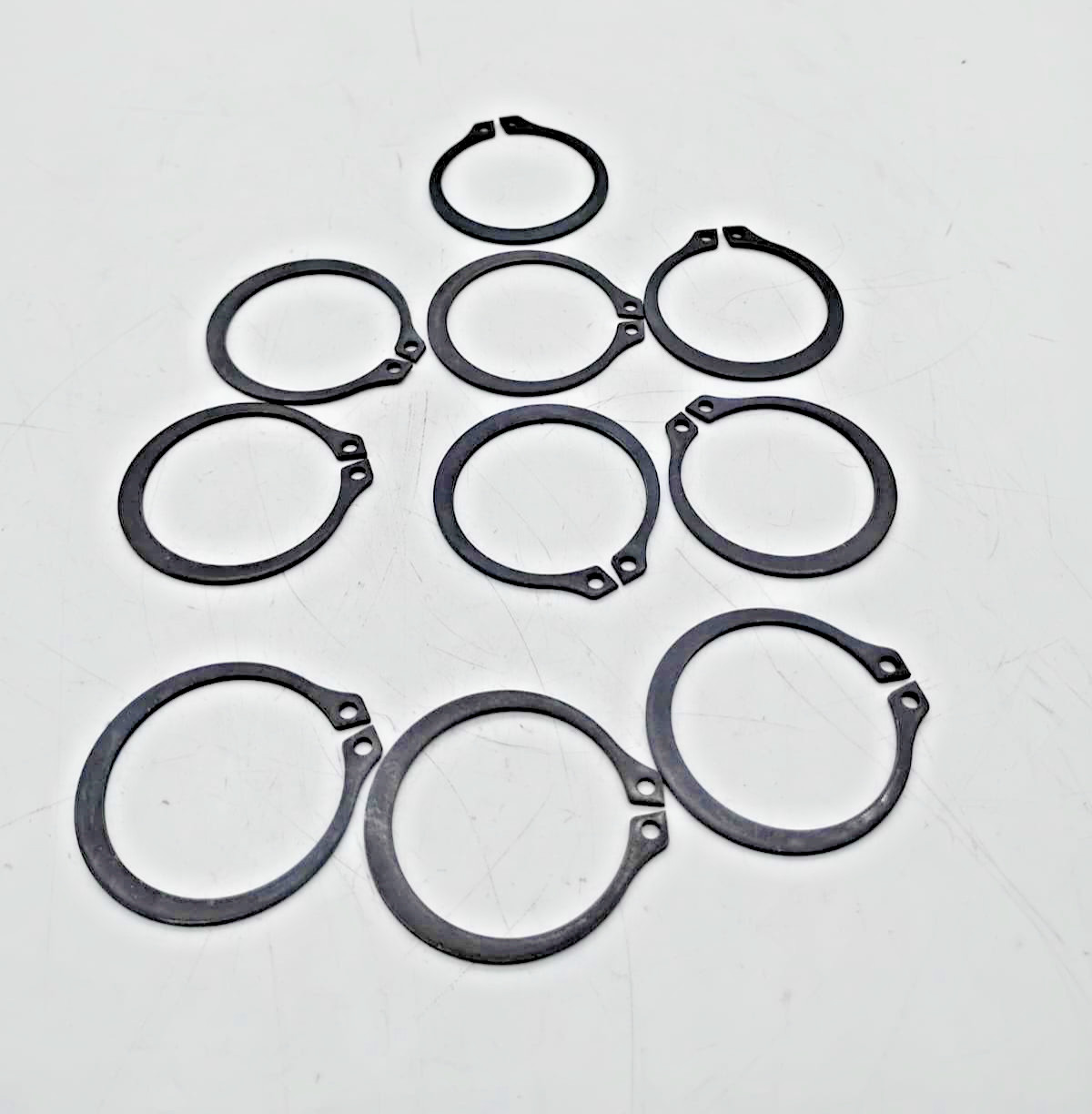 Hillman 1-1/4 Inch Shaft Retaining Rings Heavy-Duty Steel Snap Rings 2194