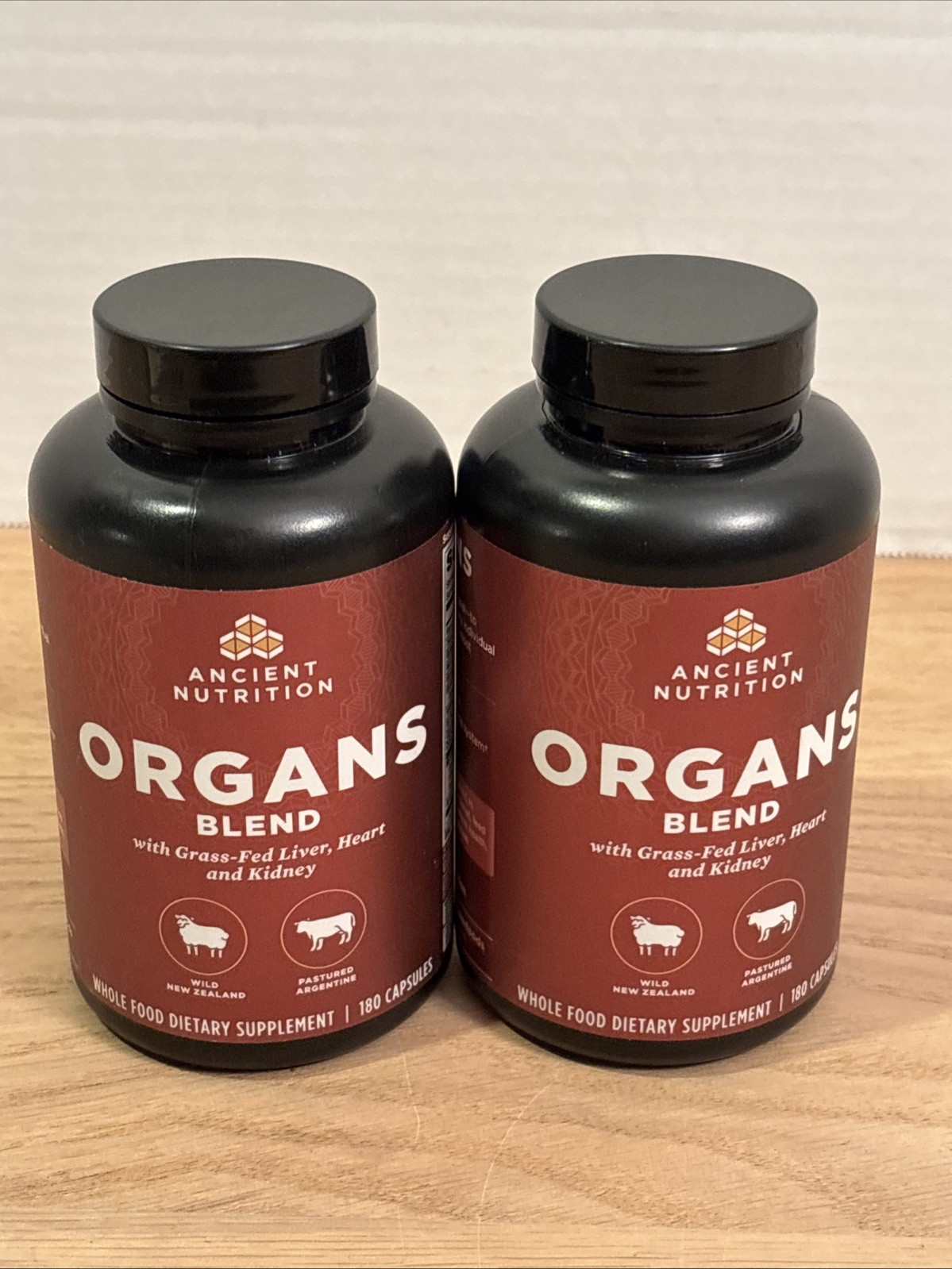 2x Ancient Nutrition Organs Blend 180 Capsules EXP 8/2027 2x Ancient Nutrition Organs Blend 180 Capsules EXP 8/2027