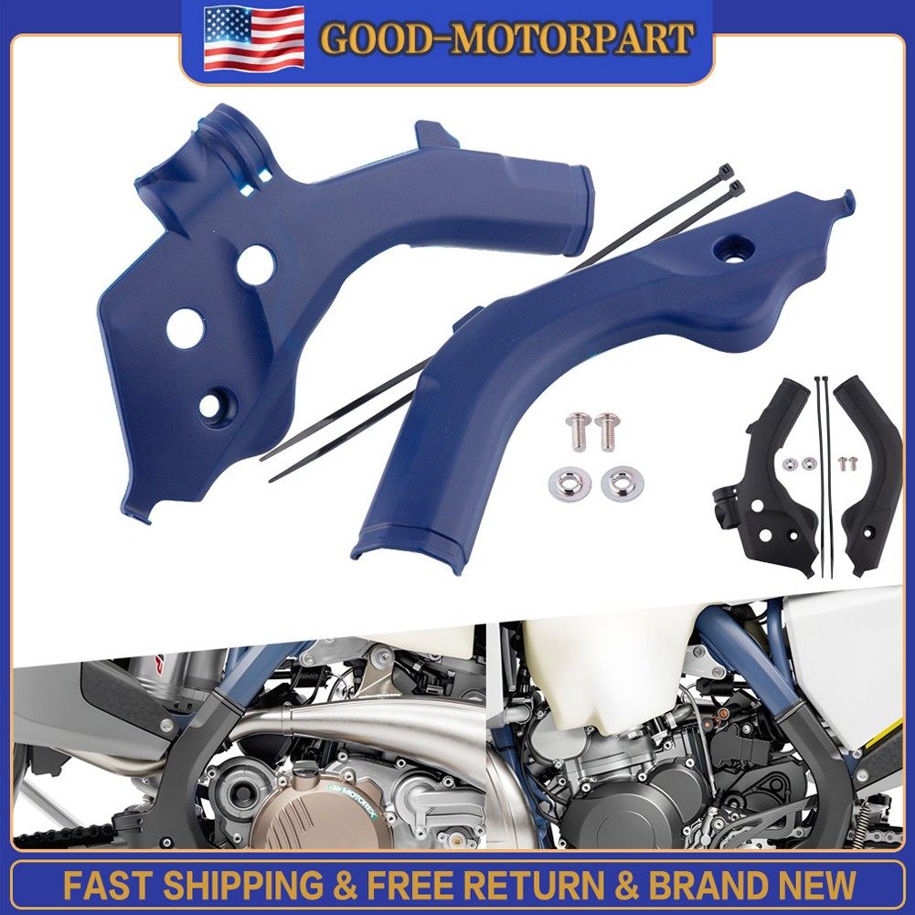 Frame Guards Covers Protectors Blue For Husqvarna FC250 FC350 FC450 FX350 FX450