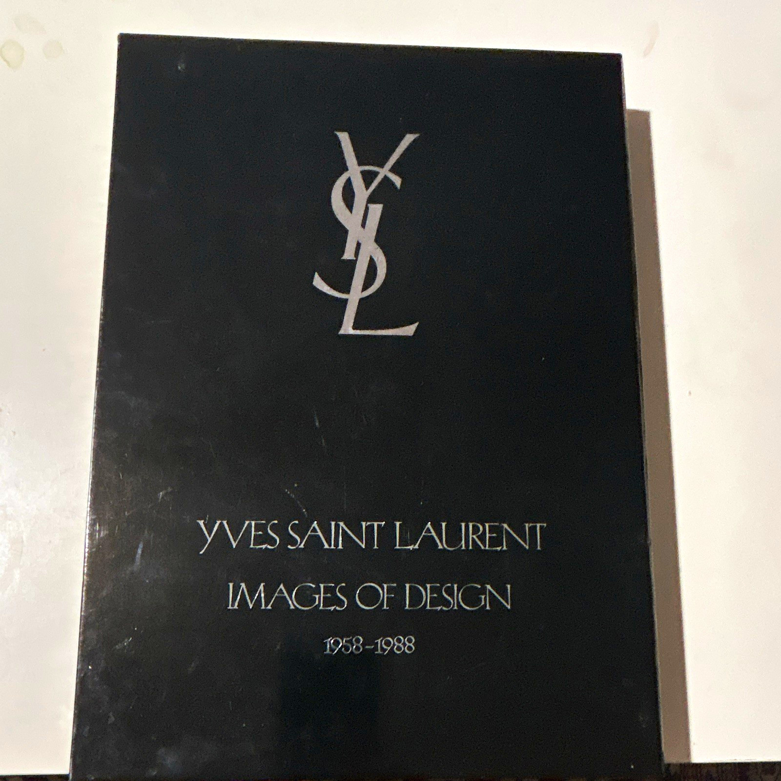 Yves Saint Laurent Images of Design 1958-1988 Hardcover Fashion Photography YSL Yves Saint Laurent Images of Design 1958-1988 Hardcover Fashion Photography YSL