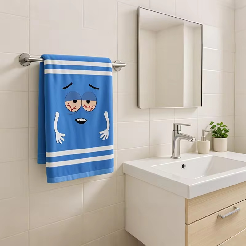 Cute Cartoon Towelie Quick-Dry Hand Towel