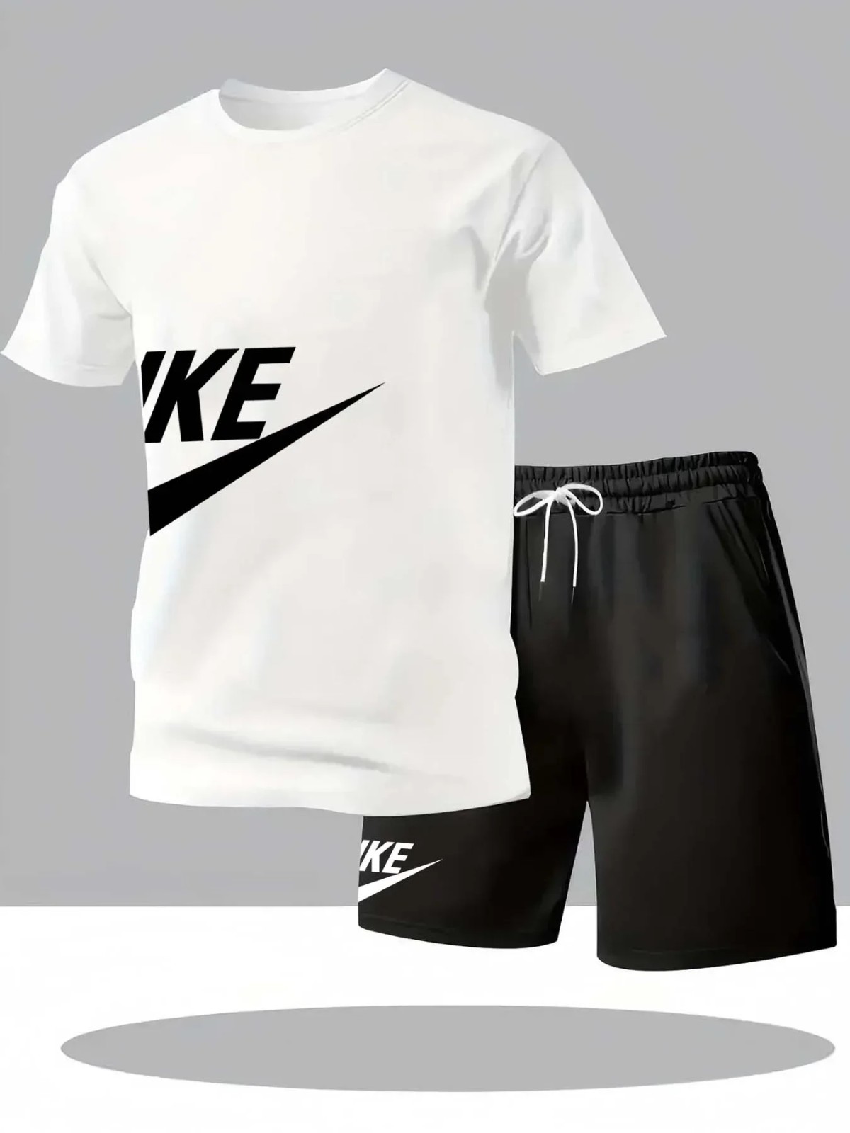 Men’s Summer Sports Set Short Sleeve T-Shirt & Shorts 2-Piece Outfit Men’s Summer Sports Set Short Sleeve T-Shirt & Shorts 2-Piece Outfit