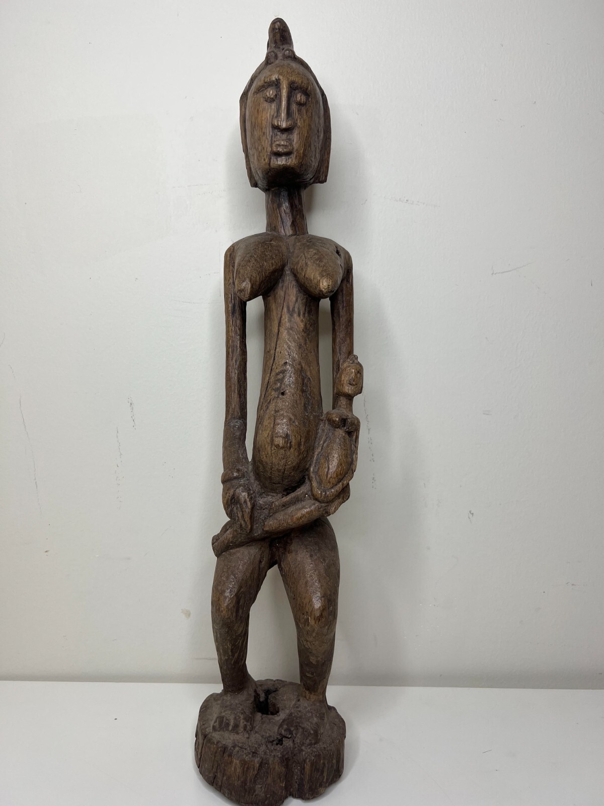 Dogon Maternity Female Wood Figure Nommo Mali 20\