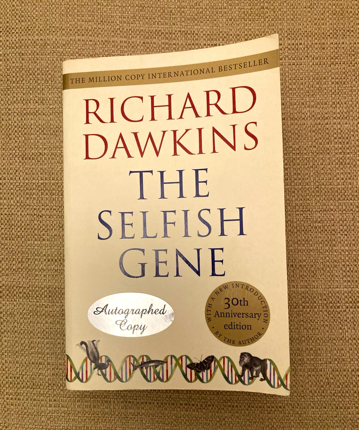 [SIGNED] Richard Dawkins The Selfish Gene 30th Anniversary PB Oxford Univ Press
