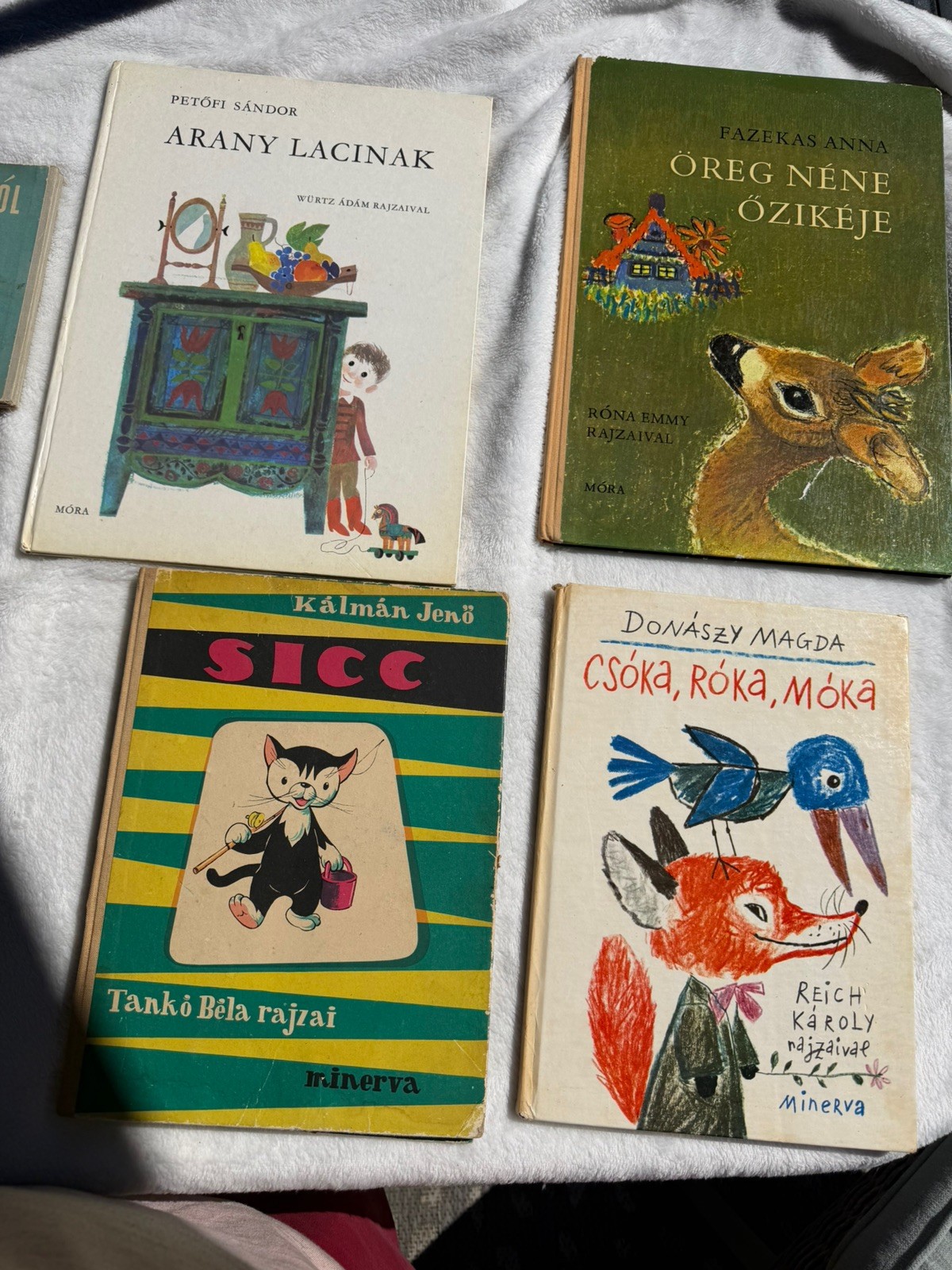 Vintage Hungarian Childrens Books Lot of 6 Magyar Mesekonyv Retro Mid Century Vintage Hungarian Childrens Books Lot of 6 Magyar Mesekonyv Retro Mid Century