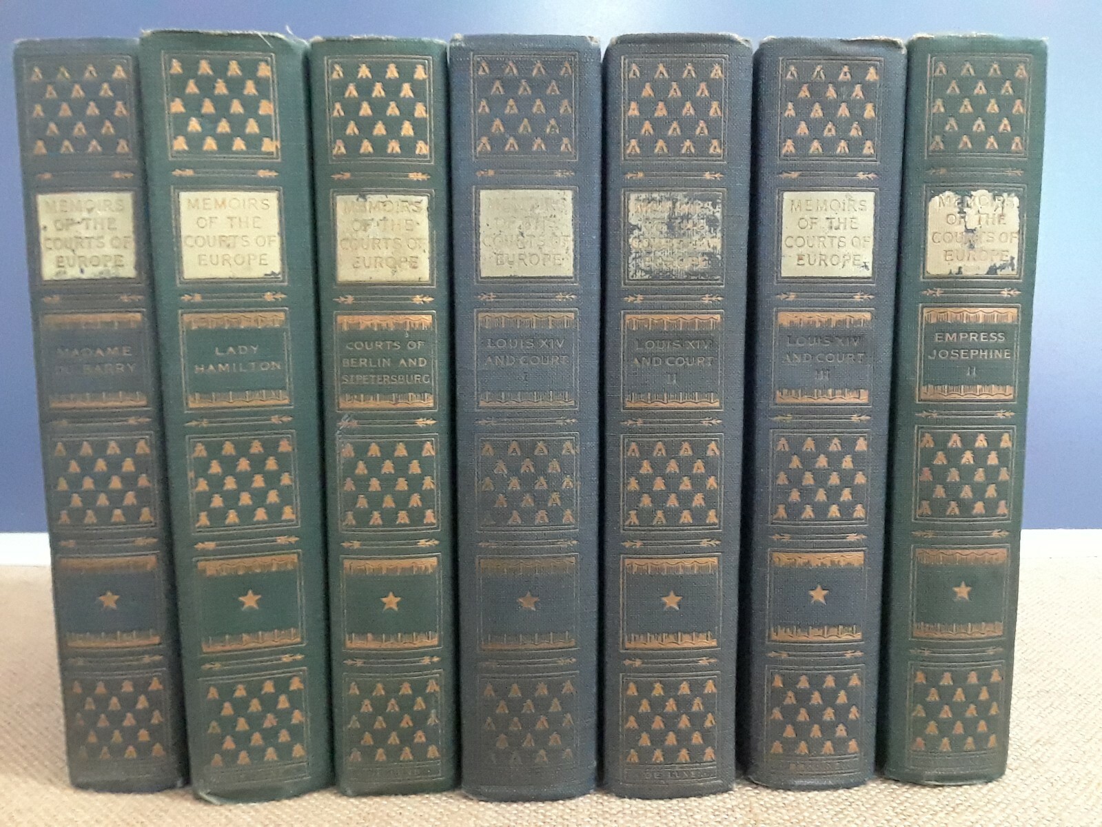 Memoirs of the Courts of Europe 7-Volume Set, 1910, P.F. Collier & Sons