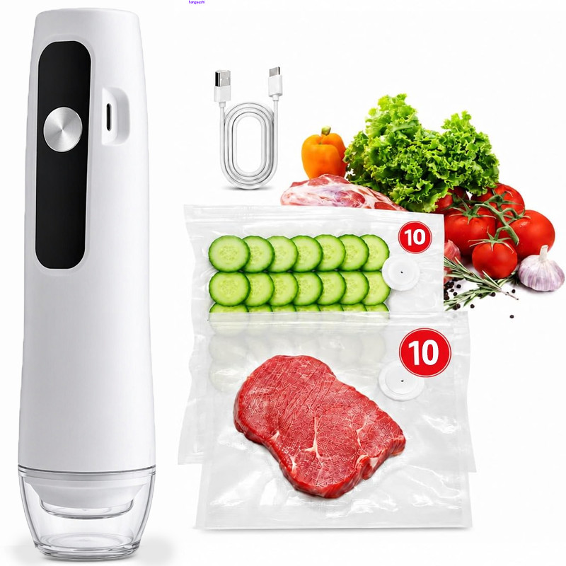 Chef Preserve Compact Vacuum Sealer for Food (Vacuum Sealer Machine 30 Reusable)