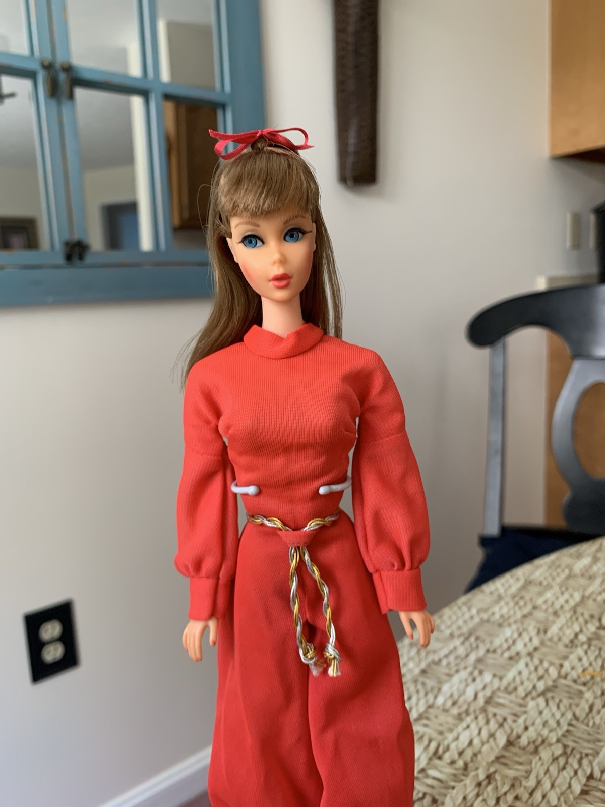 Vintage 1966 Go Go Co Co Twist N Turn Barbie Doll 1160 In Harems Outfit EXC