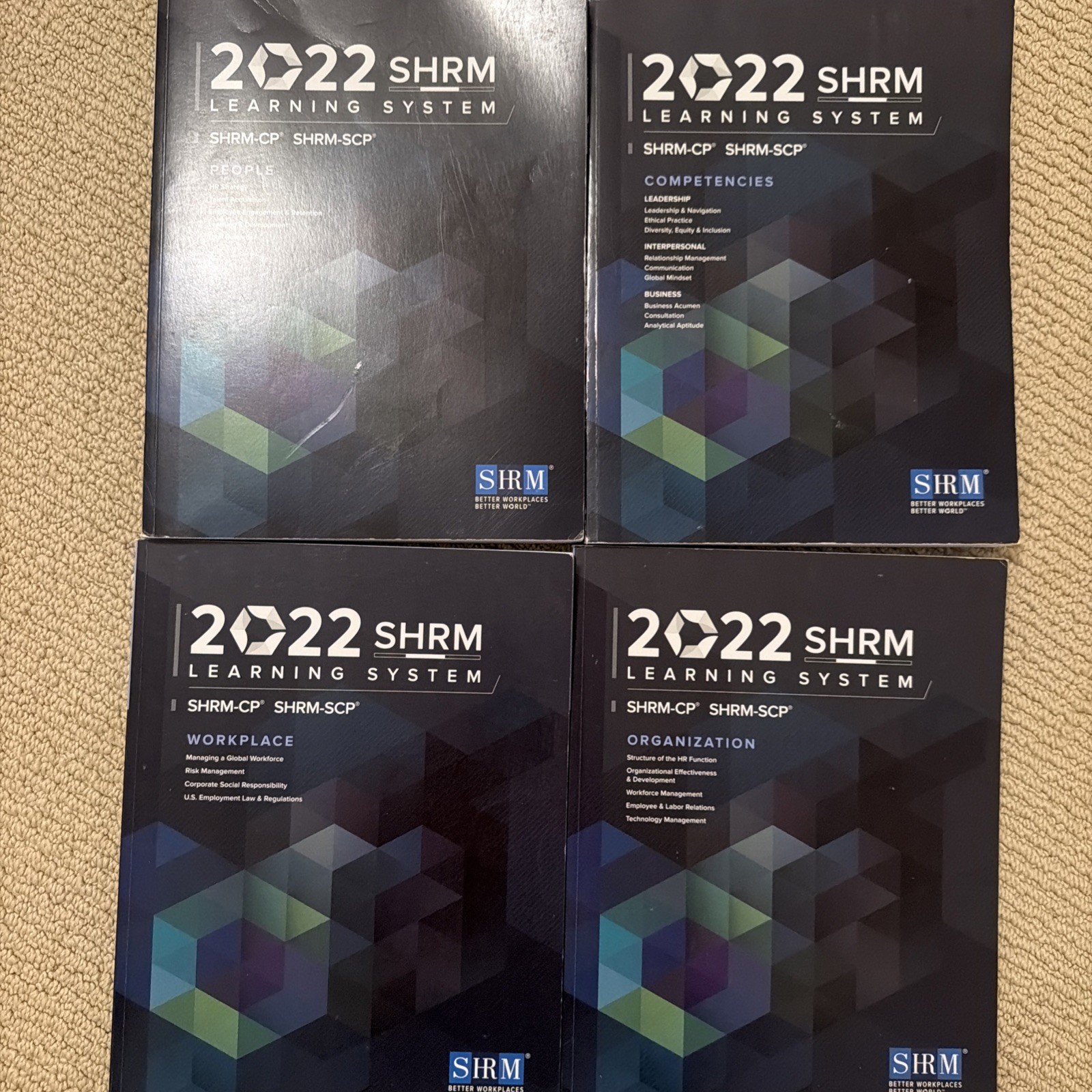 SHRM Learning System-CP/SCP 2022 Complete 4 Book Set Brand New Sealed SHRM Learning System-CP/SCP 2022 Complete 4 Book Set Brand New Sealed