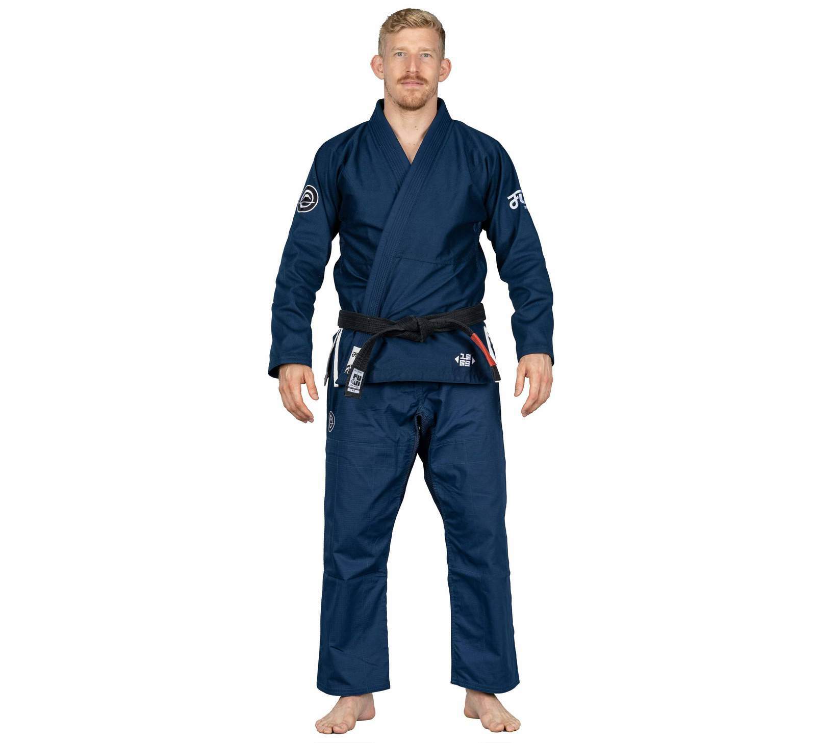 Fuji Flow Tech Breathable Mens Brazilian Jiu Jitsu Gi JiuJitsu BJJ - Navy Blue