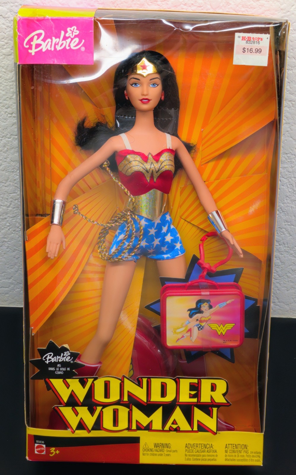 Barbie Wonder Woman 2003 MATTEL NEW B5836 Barbie Wonder Woman 2003 MATTEL NEW B5836
