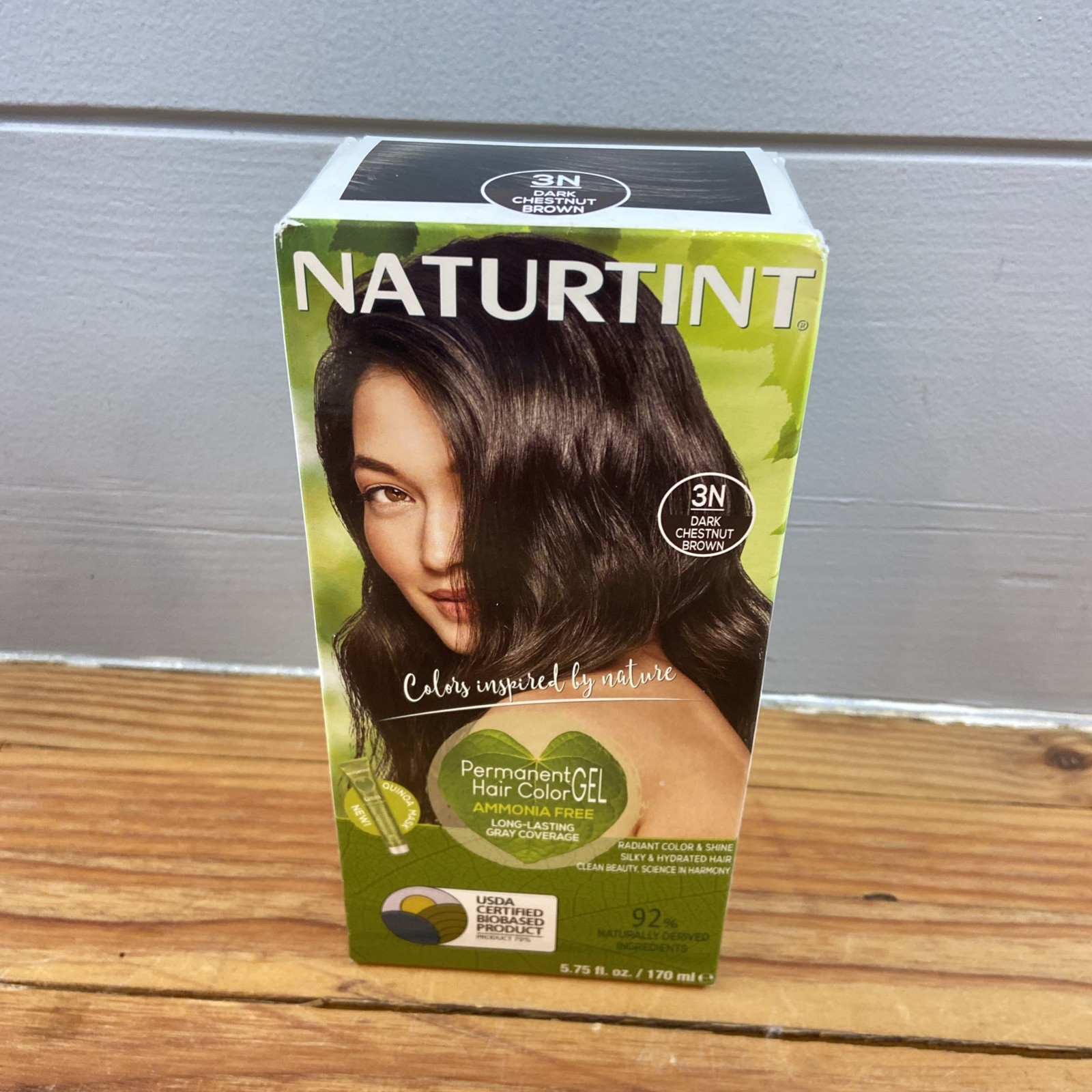 6/29 Naturtint 3N Dark Chestnut Brown Permanent Hair Color (Pack of 1), Ammonia