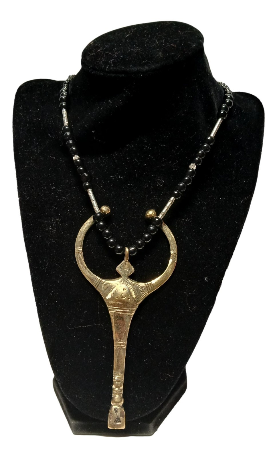 Handcrafted African Tuareg Berber Cross Necklace Niger Ethnic Tribal Jewelry Handcrafted African Tuareg Berber Cross Necklace Niger Ethnic Tribal Jewelry