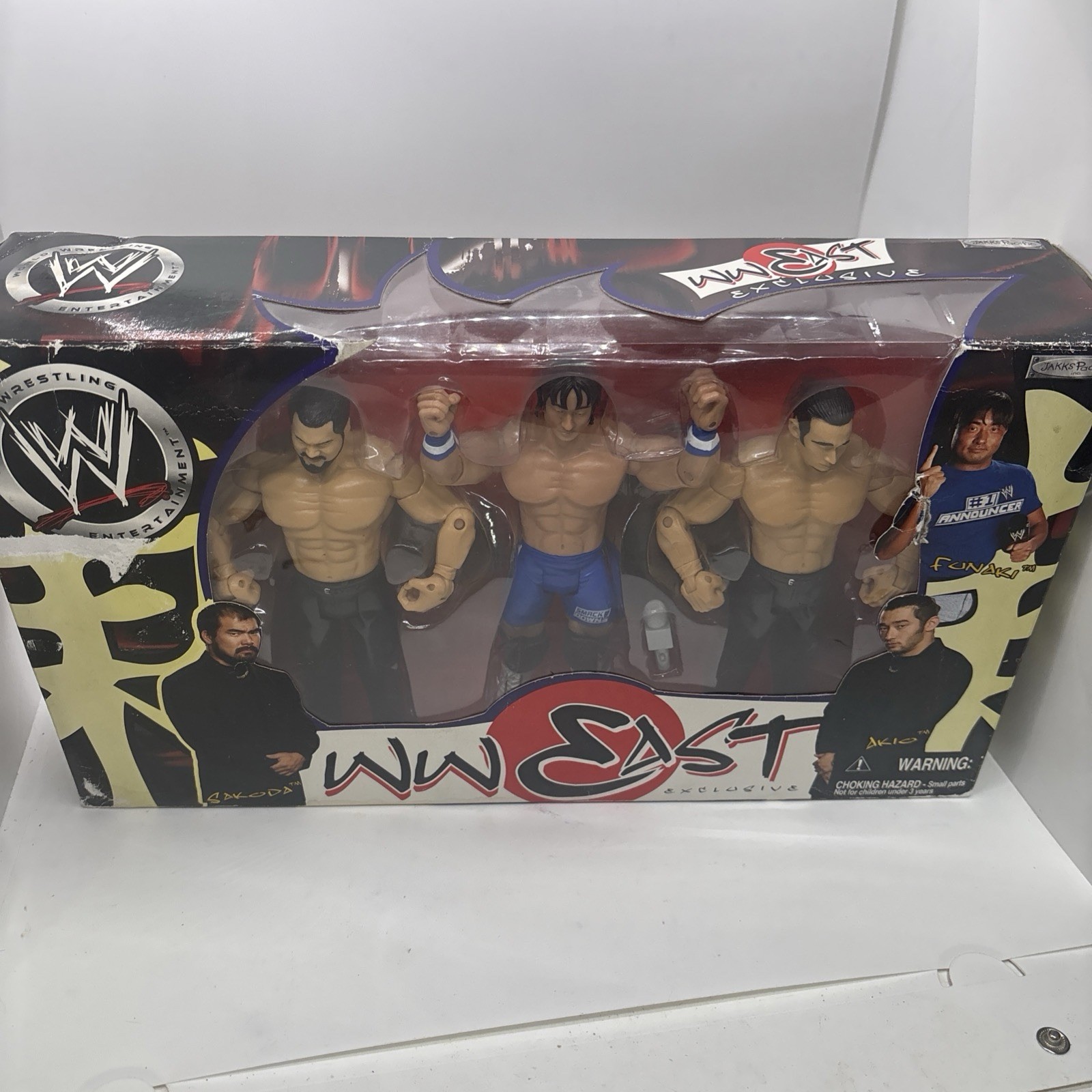 WWE East box set Funaki Akio Sakoda Jakks Ruthless Aggression 3-pack WWE RARE WWE East box set Funaki Akio Sakoda Jakks Ruthless Aggression 3-pack WWE RARE