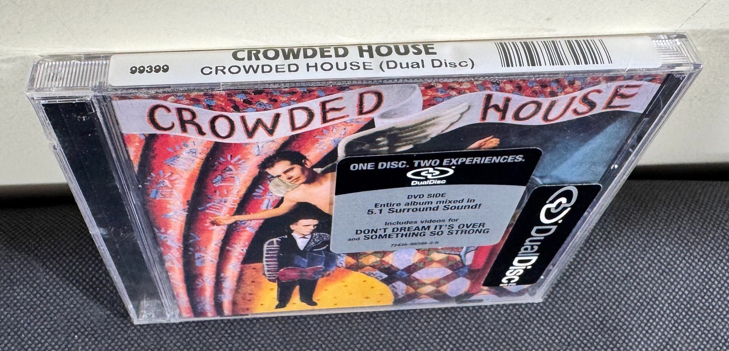 CROWDED HOUSE RARE SEALED CD/DVD Dual Disc FACTORY SEALED MINT SO & OOP 2005