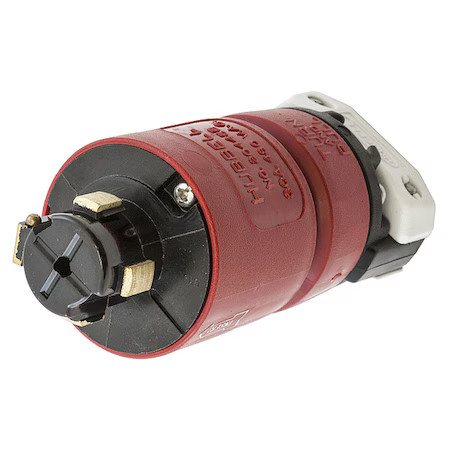 Hubbell Wiring Device-Kellems Hbl20445b Locking Plug, Non-Nema, 30 A, 480V Ac, Hubbell Wiring Device-Kellems Hbl20445b Locking Plug, Non-Nema, 30 A, 480V Ac,