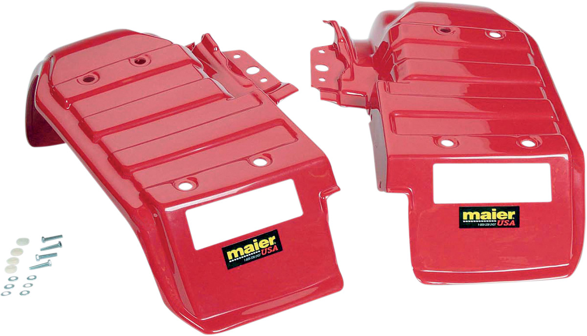 Maier Mfg Rear Fender Pair Red for Honda ATC250ES Big Red 118952 Maier Mfg Rear Fender Pair Red for Honda ATC250ES Big Red 118952