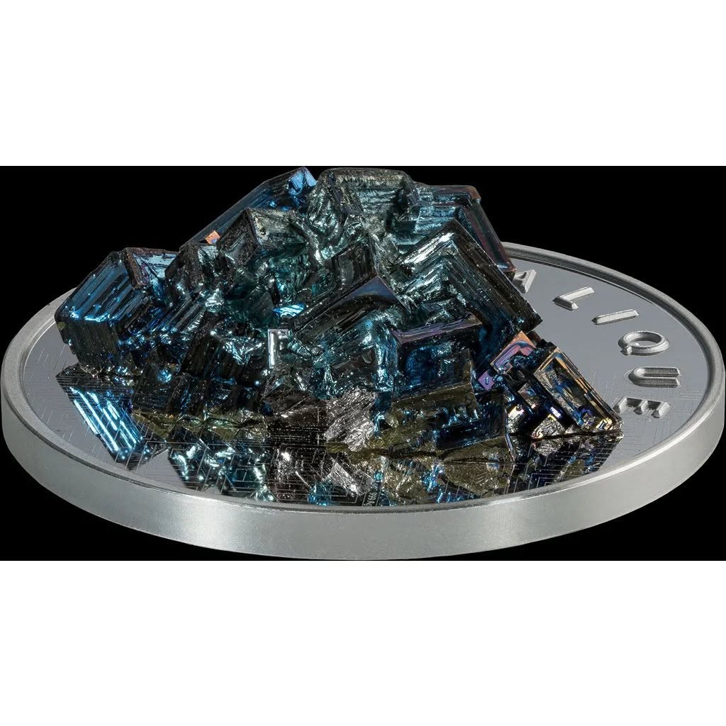 *PRESALE* 2026 Cameroon 1oz .999 Silver + Bismuth Crystalique 3D Coin Super Rare
