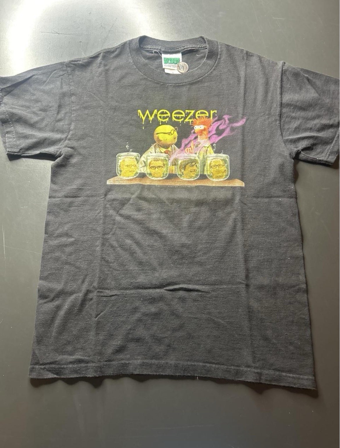 2002 Vintage Grail Weezer Muppets T-shirt Men’s Small