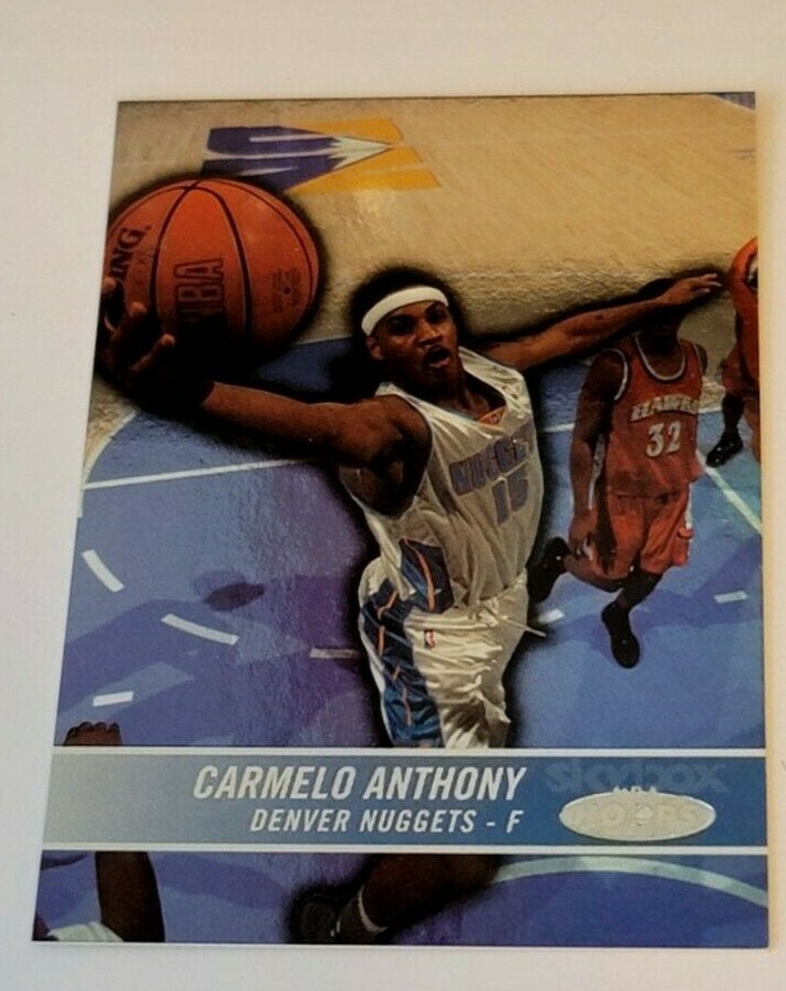 2004-05 NBA Hoops 100 Carmelo Anthony #112 Denver Nuggets Uncirculated Mint New 