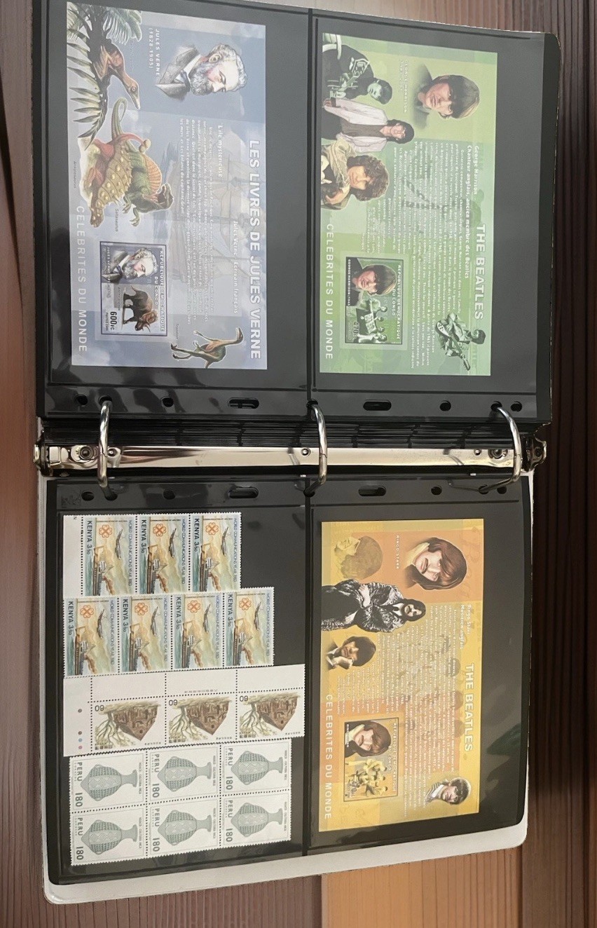 HUGE WORLD COLLECTION MINT BLOCKS & SINGLES STOCK SHEETS IN BINDER 1880s-1990s