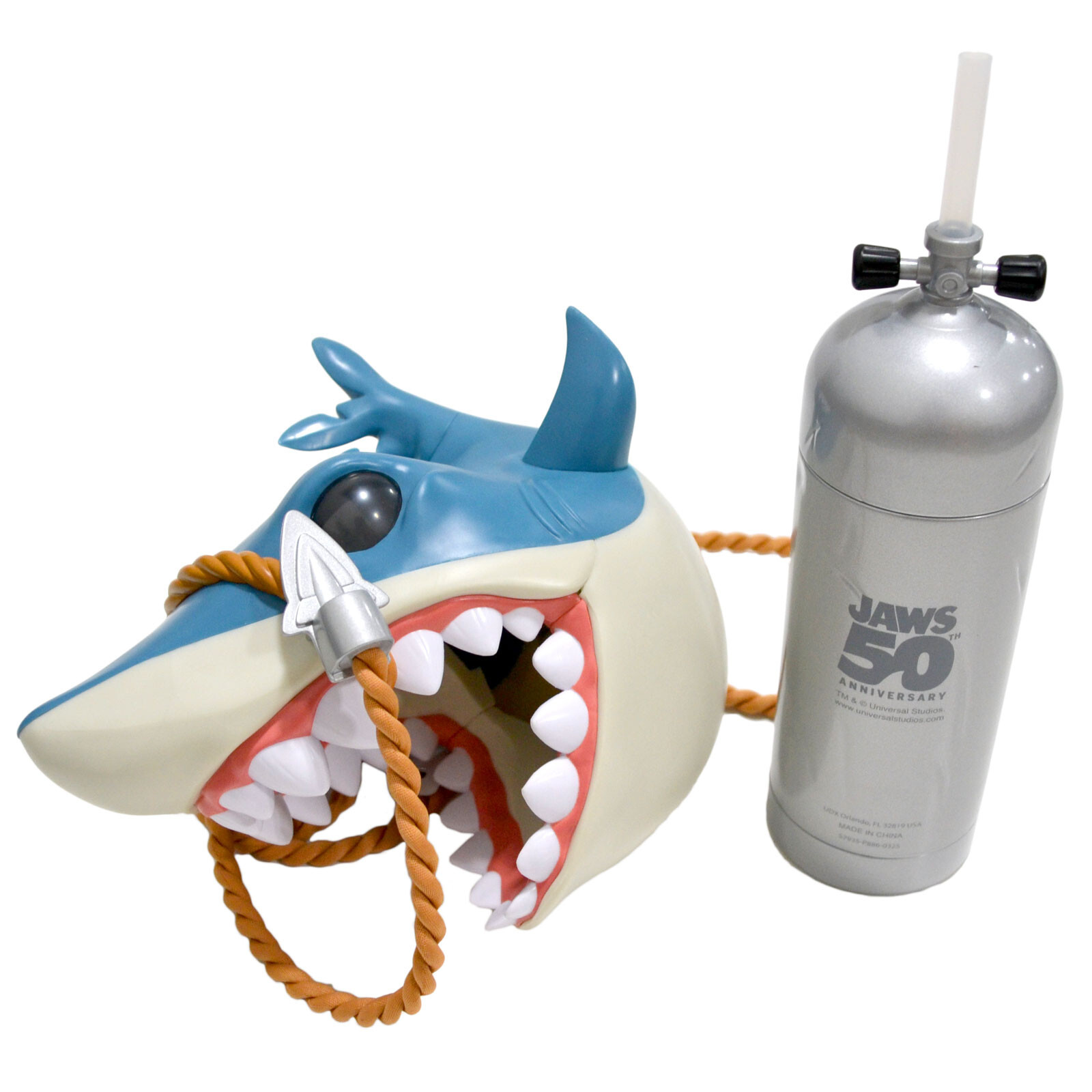 Universal Studios Jaws 50th Anniversary Shark Tank Sipper Cup Souvenir Bottle Universal Studios Jaws 50th Anniversary Shark Tank Sipper Cup Souvenir Bottle