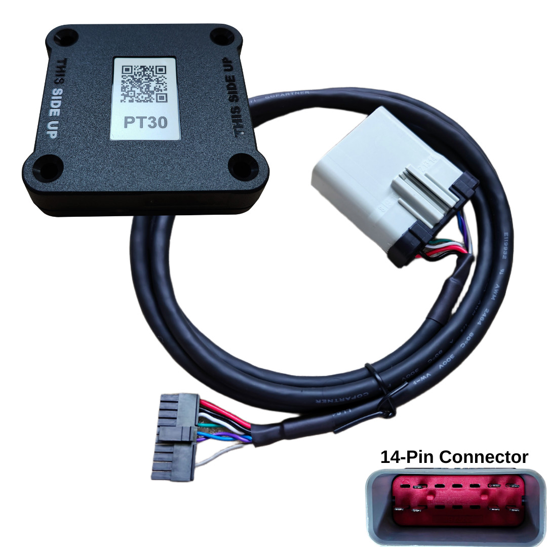 PT30 ELD Device + 14-Pin RP1226 Cable Bundle – Volvo Truck 2025+ FMCSA Compliant