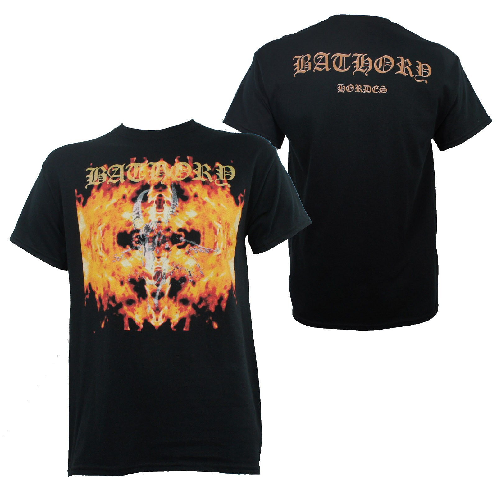 BATHORY cd lgo Flame Goat HORDES / KATALOG Official SHIRT XL New OOP under blood