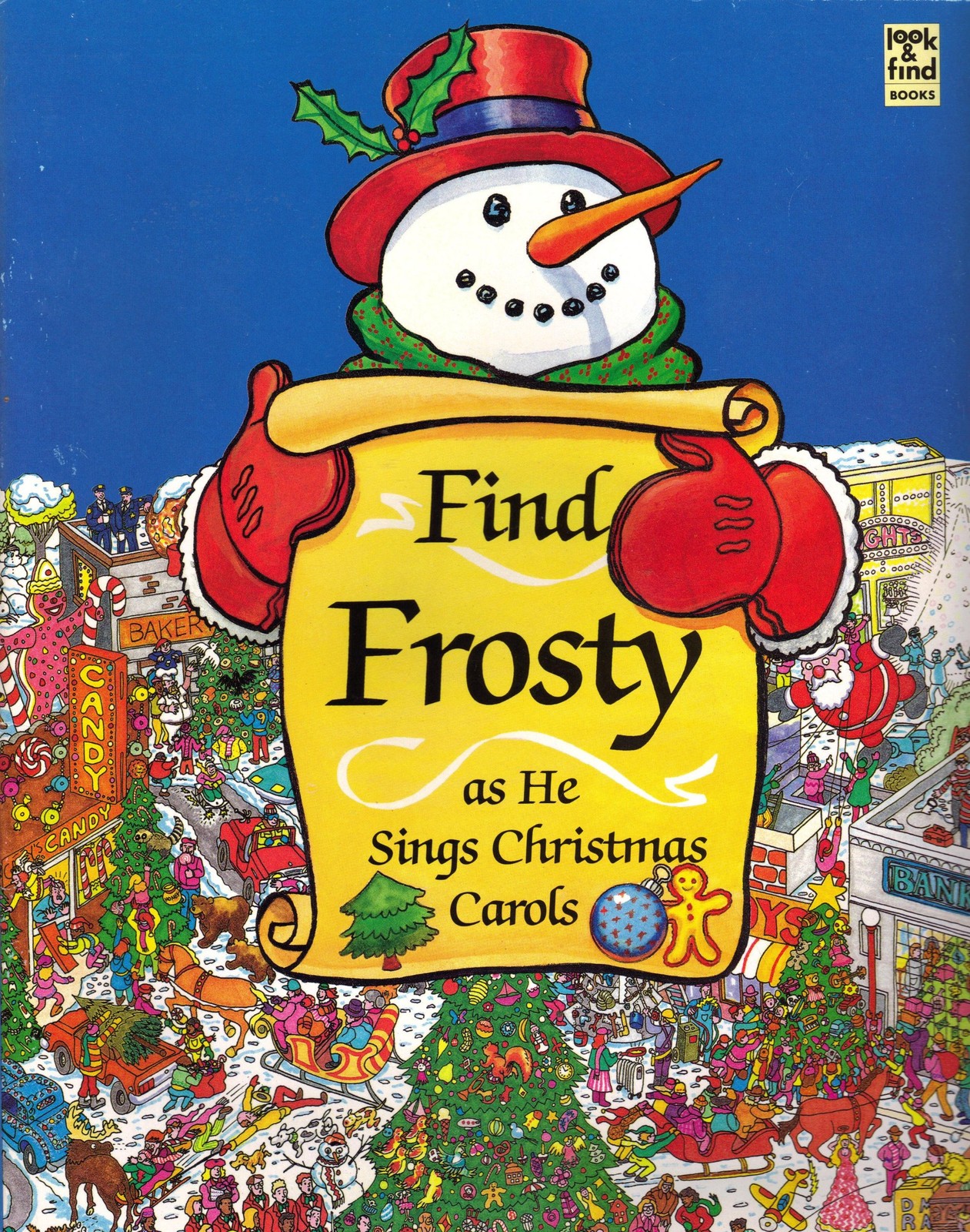 Find Frosty as He Sings Christmas Carols (Look & Find Books) - GOOD