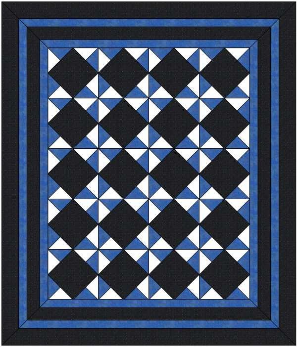 Precut Quilt Kit Right and Left Design,70 x 82  Bring Your Next Quilt to Life —