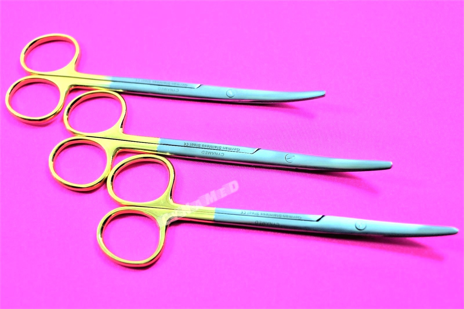 NEW 3 GERMAN T/C METZENBAUM SCISSORS 5.5\