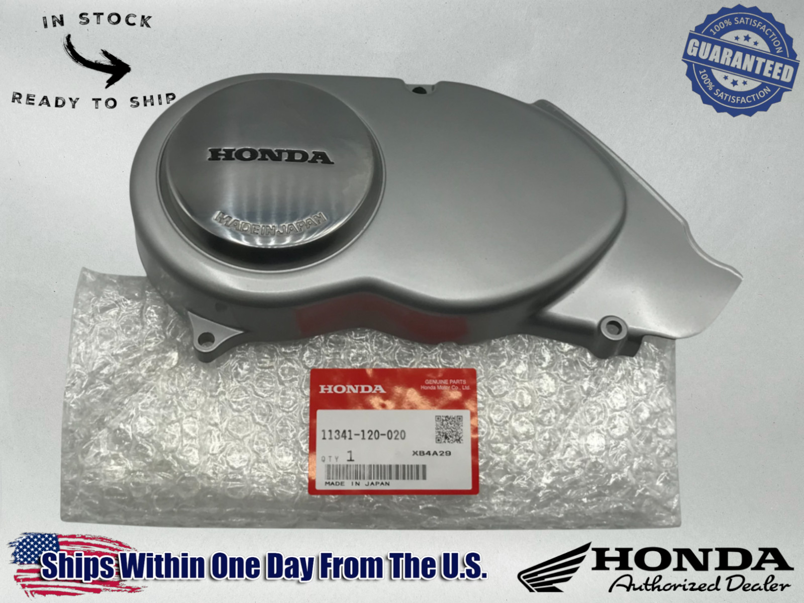 Honda OEM 1969-1984 1991-1994 Z50 CT70 Trail Left Crankcase Cover 11341-120-020 Honda OEM 1969-1984 1991-1994 Z50 CT70 Trail Left Crankcase Cover 11341-120-020