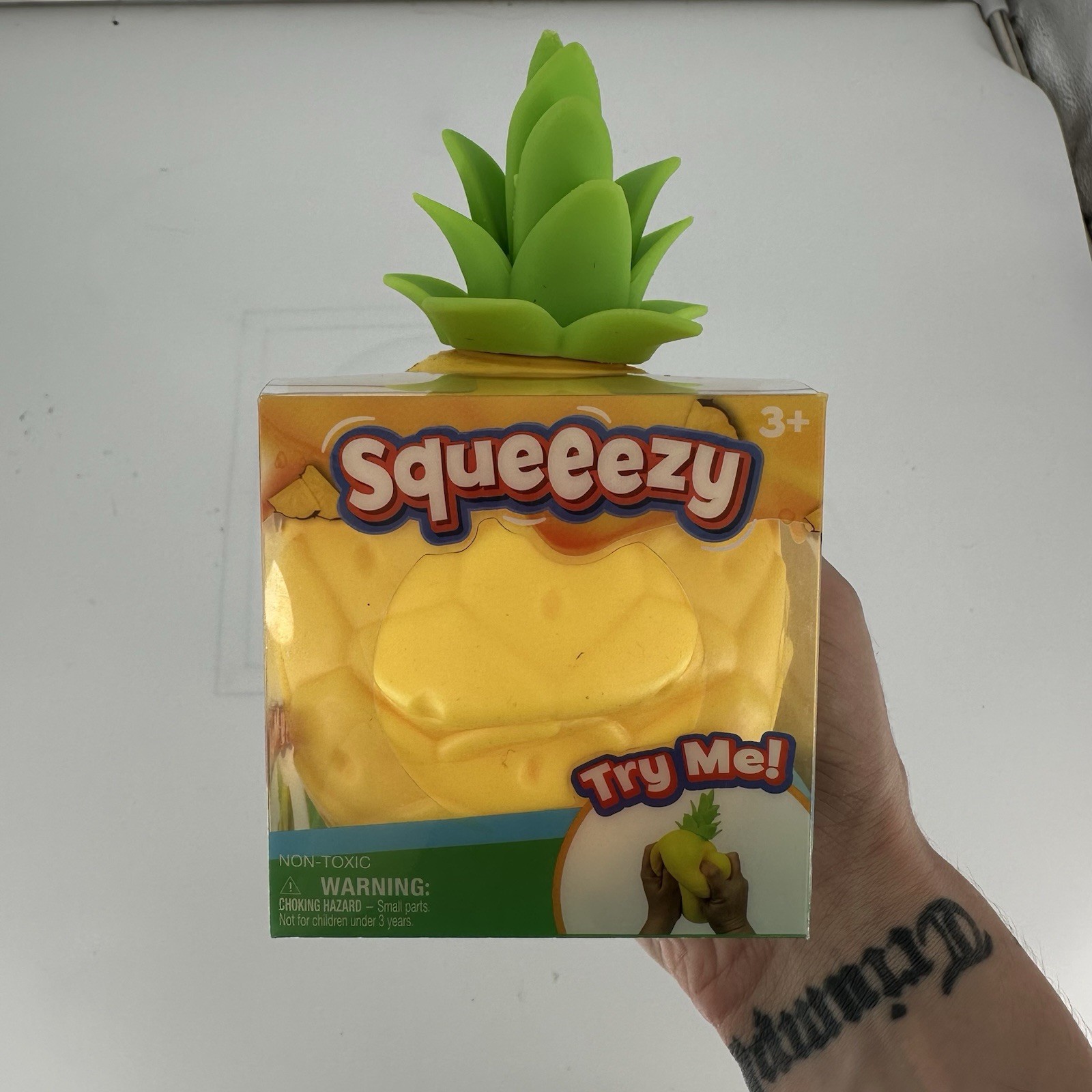 Sunny Days Squeeezy Pineapple - Stress Sensory Fidget Toy NEW
