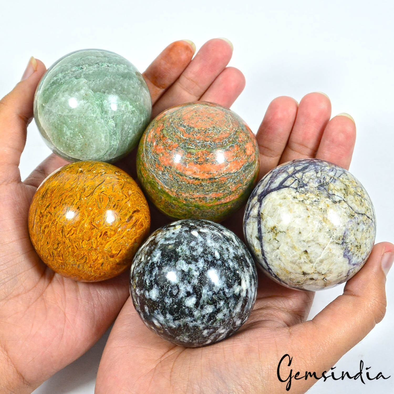 5035 Ct Natural Untreated Multi Gemstone Heling Crystal Mineral Gems Lot 5 Pcs