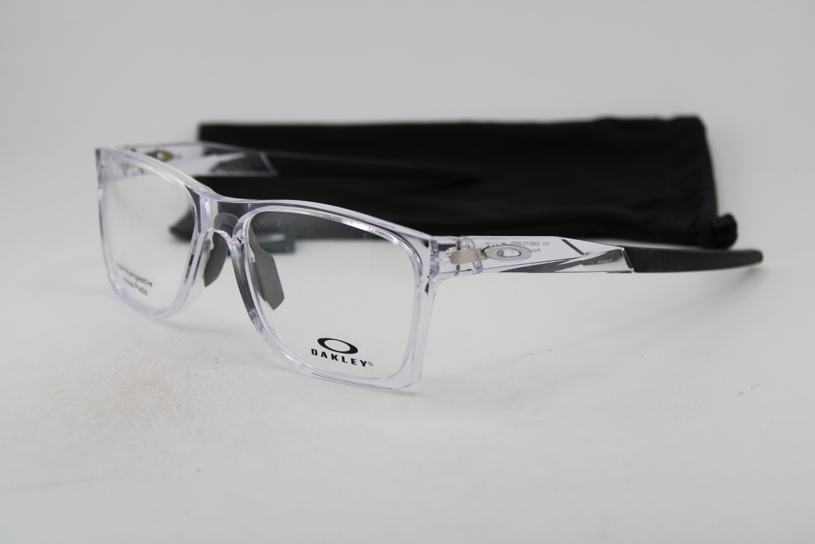 NEW OAKLEY OX8173-0953 ACTIVATE CLEAR BLACK AUTHENTIC EYEGLASSES 53-16 NEW OAKLEY OX8173-0953 ACTIVATE CLEAR BLACK AUTHENTIC EYEGLASSES 53-16