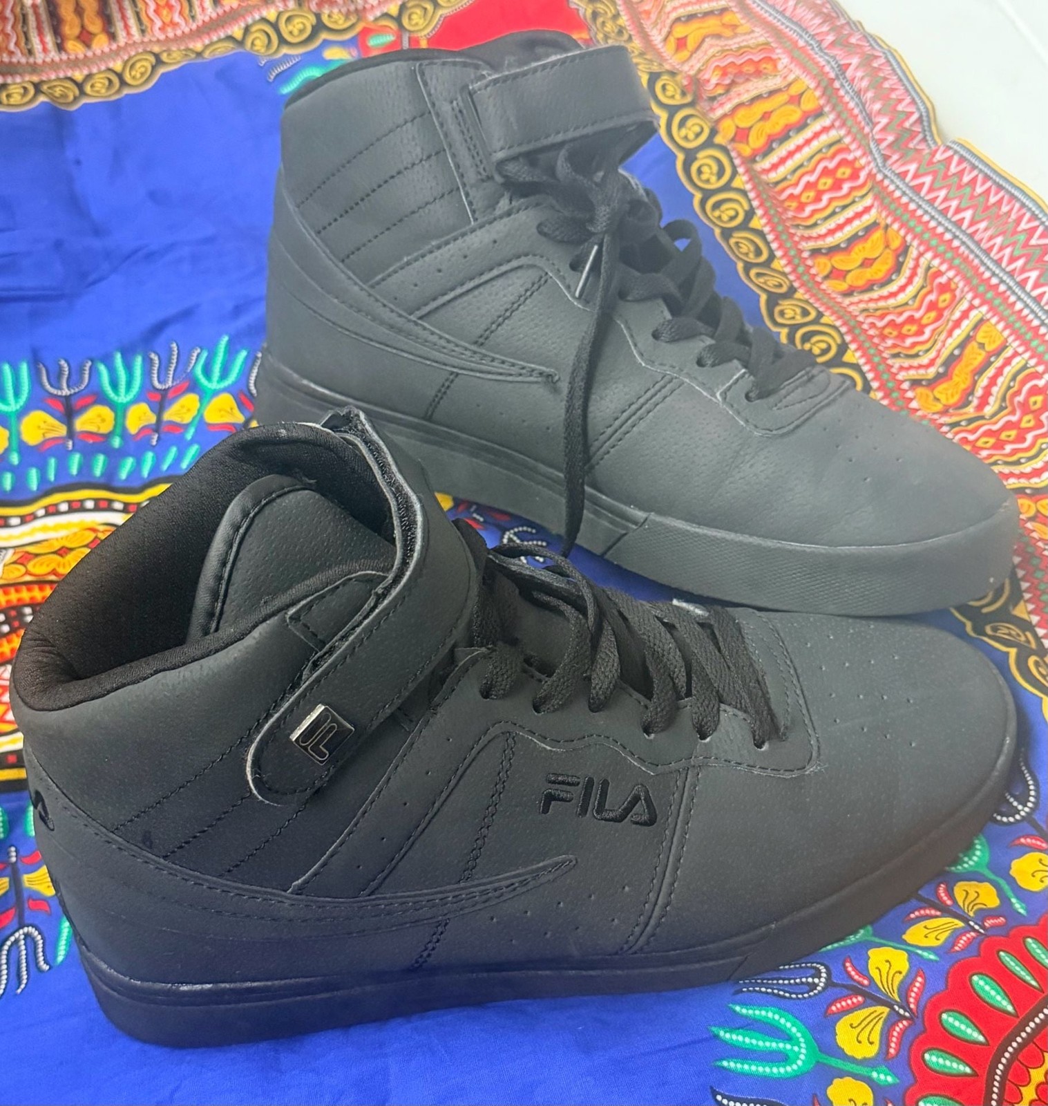 Fila Vulc 13 Mid Sneakers Black Triple Black