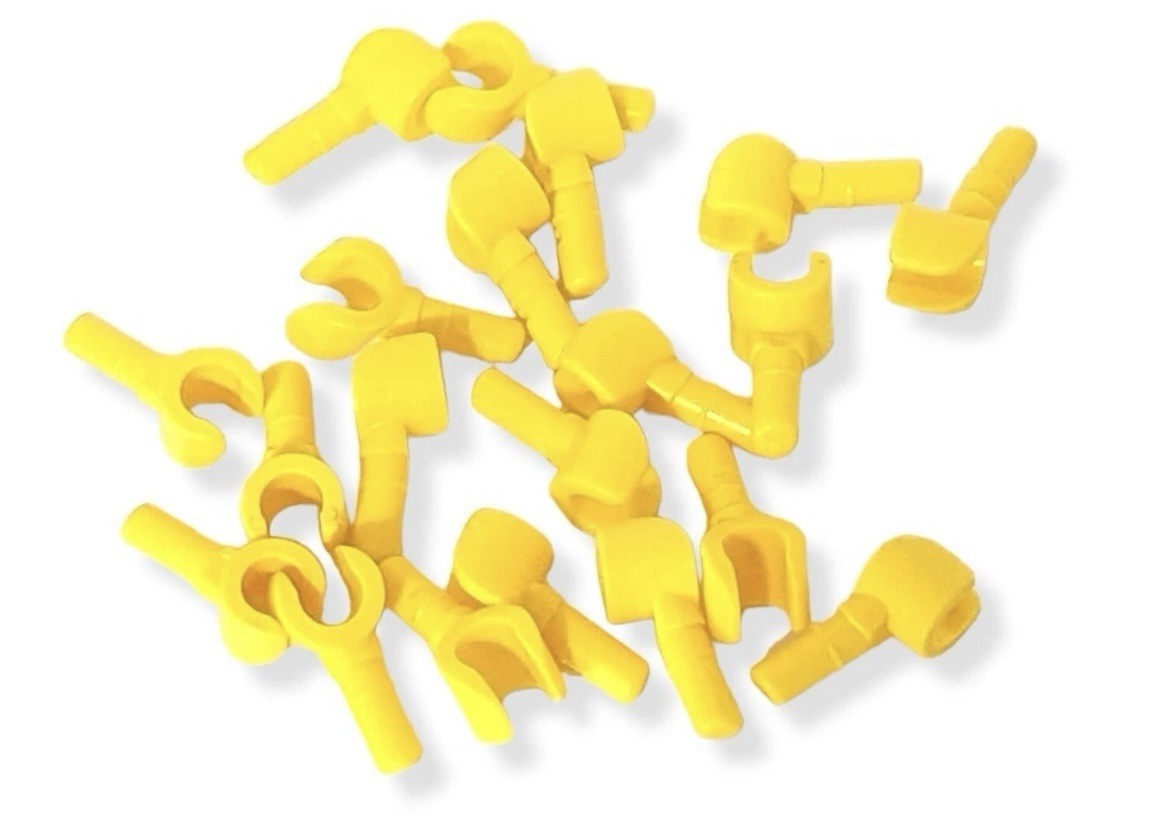 Lego Lot of x100 Yellow colored mini figure hands 983 Brand New Lego Lot of x100 Yellow colored mini figure hands 983 Brand New