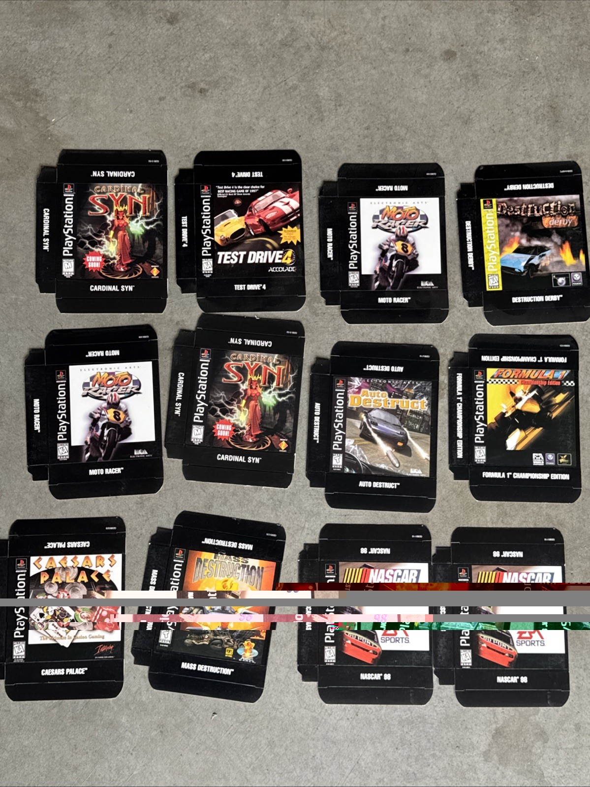 Vtg Ps1 Store Display Box Employee Promos PlayStation PS1 12 Vtg Ps1 Store Display Box Employee Promos PlayStation PS1 12