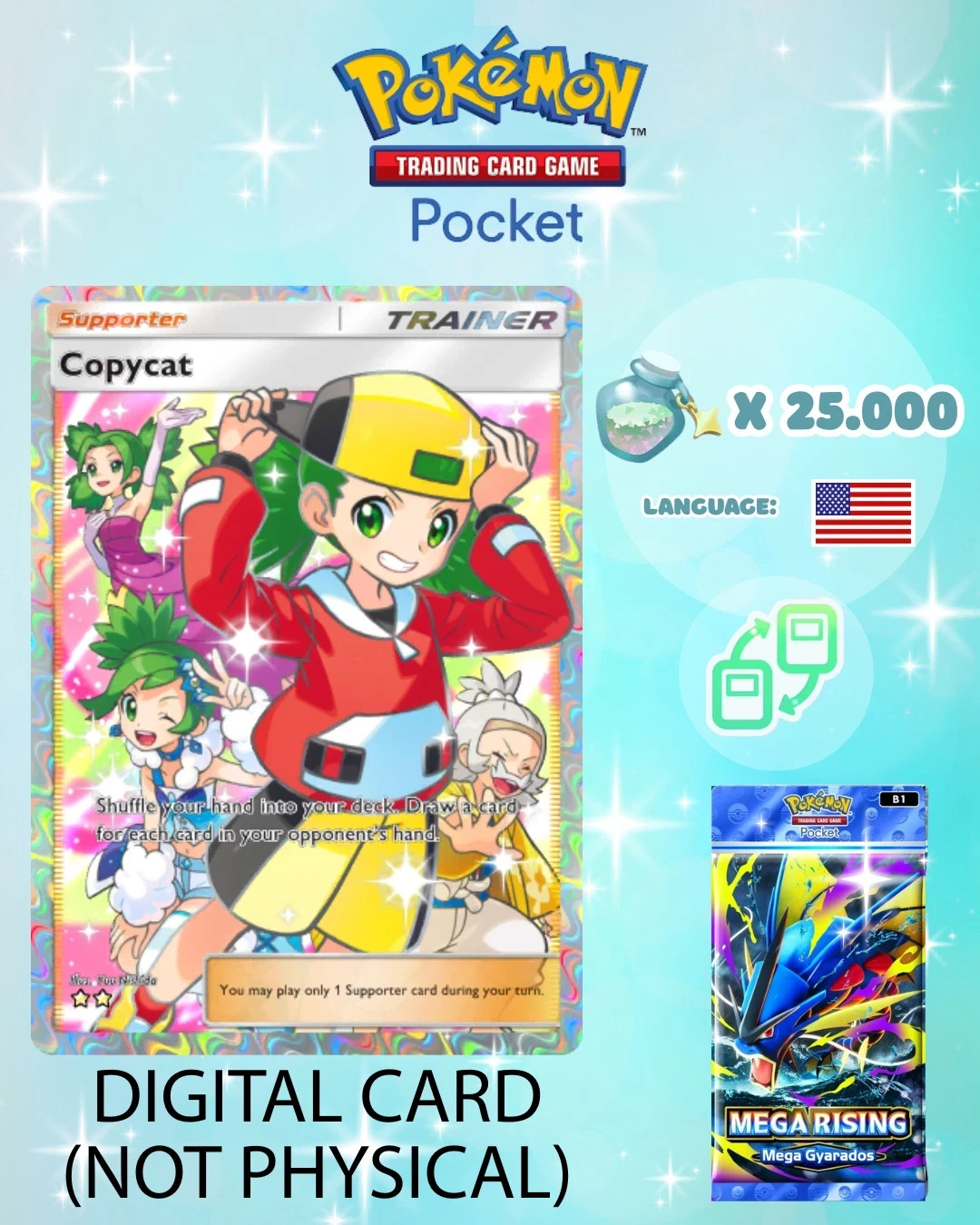 [DIGITAL] Pokemon TCG Pocket - Copycat Full Art Card (English)