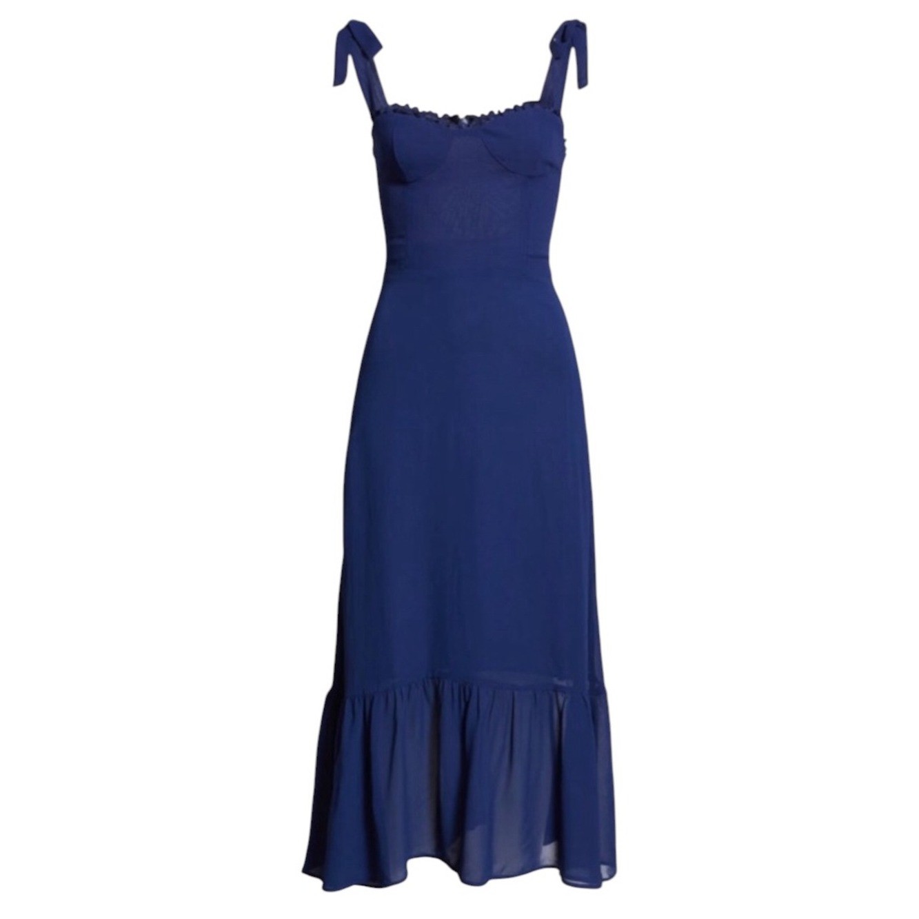 Reformation Nikita Dress in Blue NWT Size 12