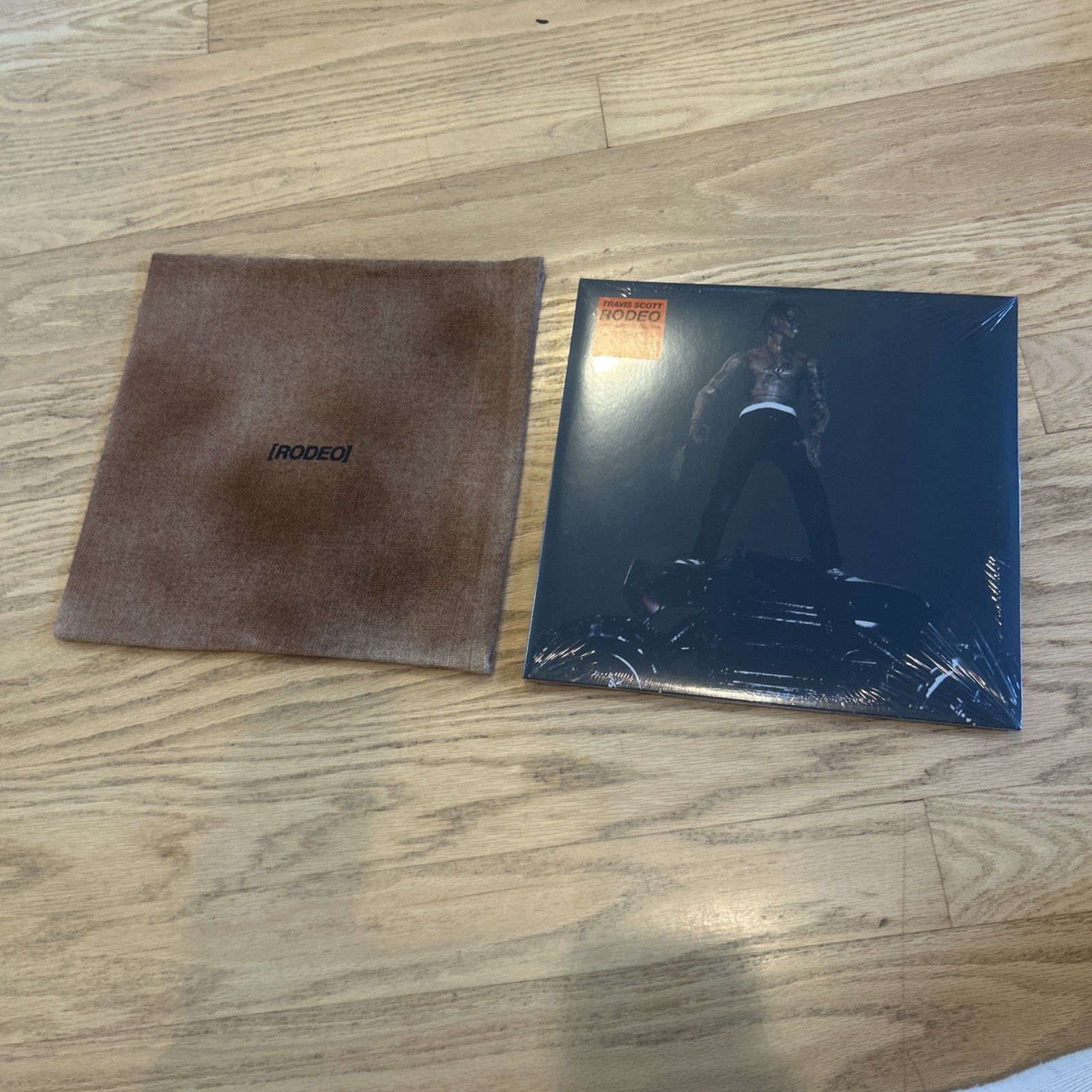 Rodeo Travis Scott 10 Year Anniversary Deluxe Vinyl Dust Bag -In Hand