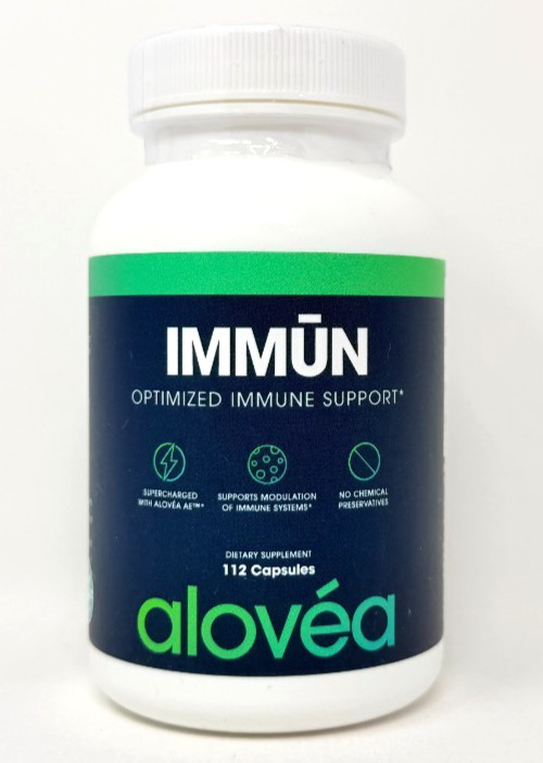 Alovea IMMUN Immune Support Aloe Vera Supplement 112 Capsules, EXP 2/2027 Alovea IMMUN Immune Support Aloe Vera Supplement 112 Capsules, EXP 2/2027