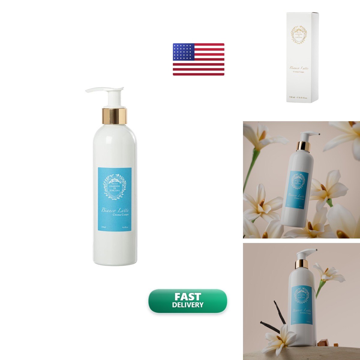 Ducci Giardini Di Toscana Giardini Di Toscana - Bianco Latte Body Cream (250 Ml