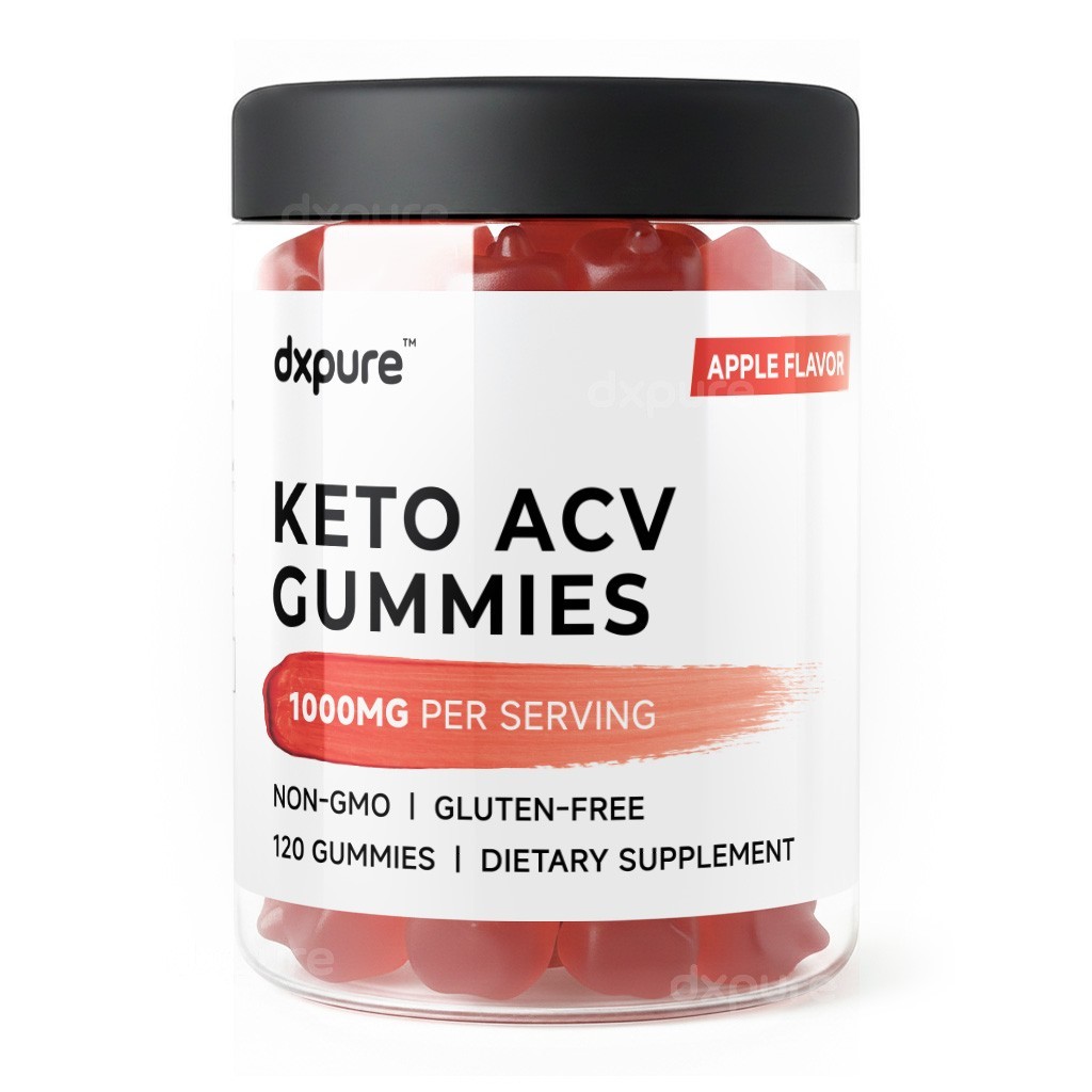 Keto ACV Gummies Apple Cider Vinegar 1000mg - 120 Gummies - Weight Loss Cleanse