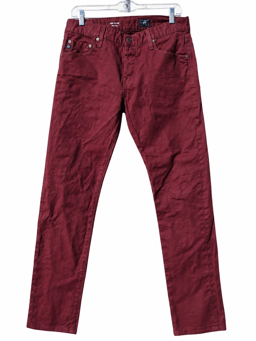 AG Adriano Goldschmied The Dylan Slim Skinny Jeans Burgundy 32R AG Adriano Goldschmied The Dylan Slim Skinny Jeans Burgundy 32R