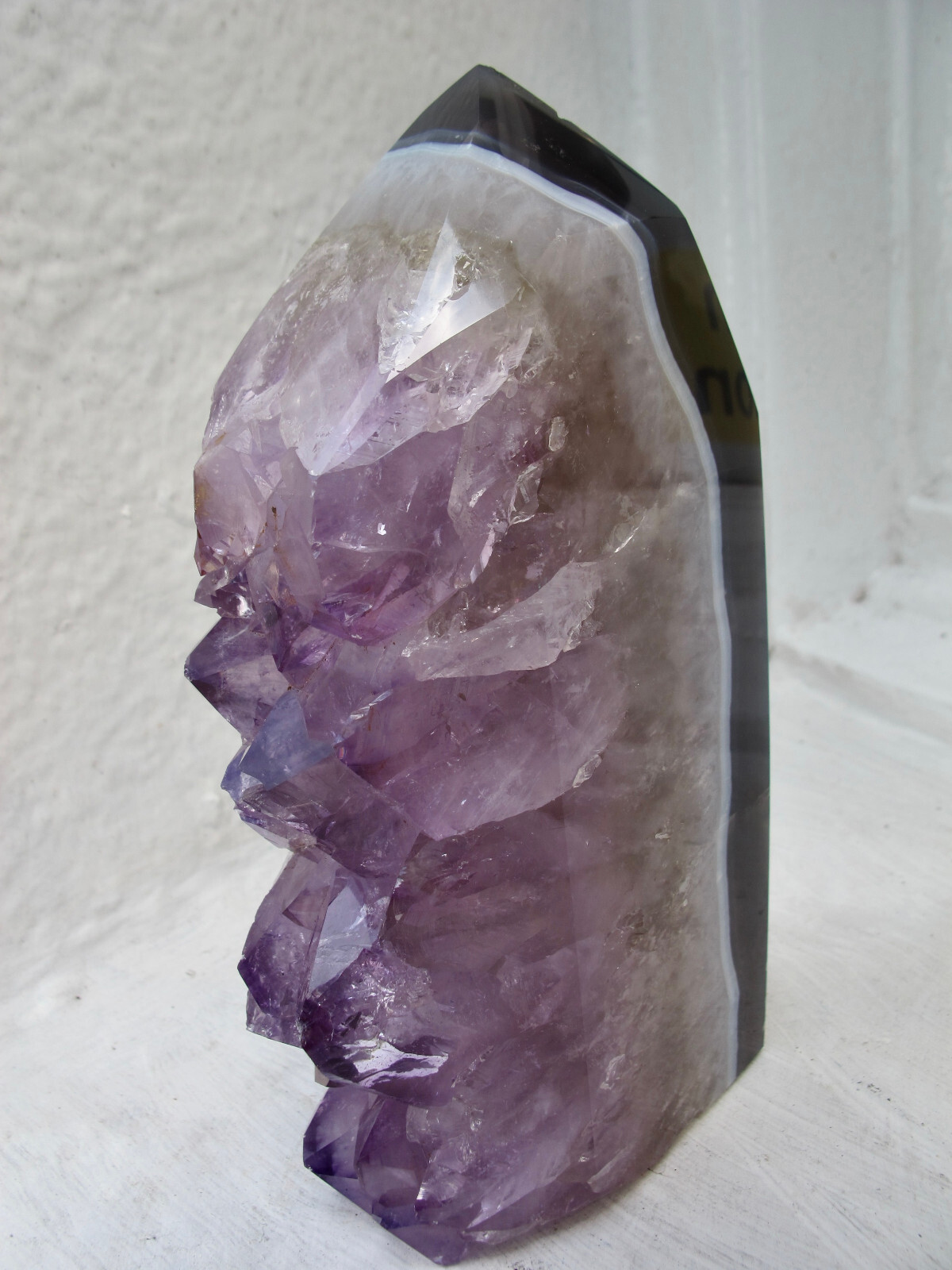 Amethyst Crystal Healing Cluster point Large intuition natural Power stone sits Amethyst Crystal Healing Cluster point Large intuition natural Power stone sits