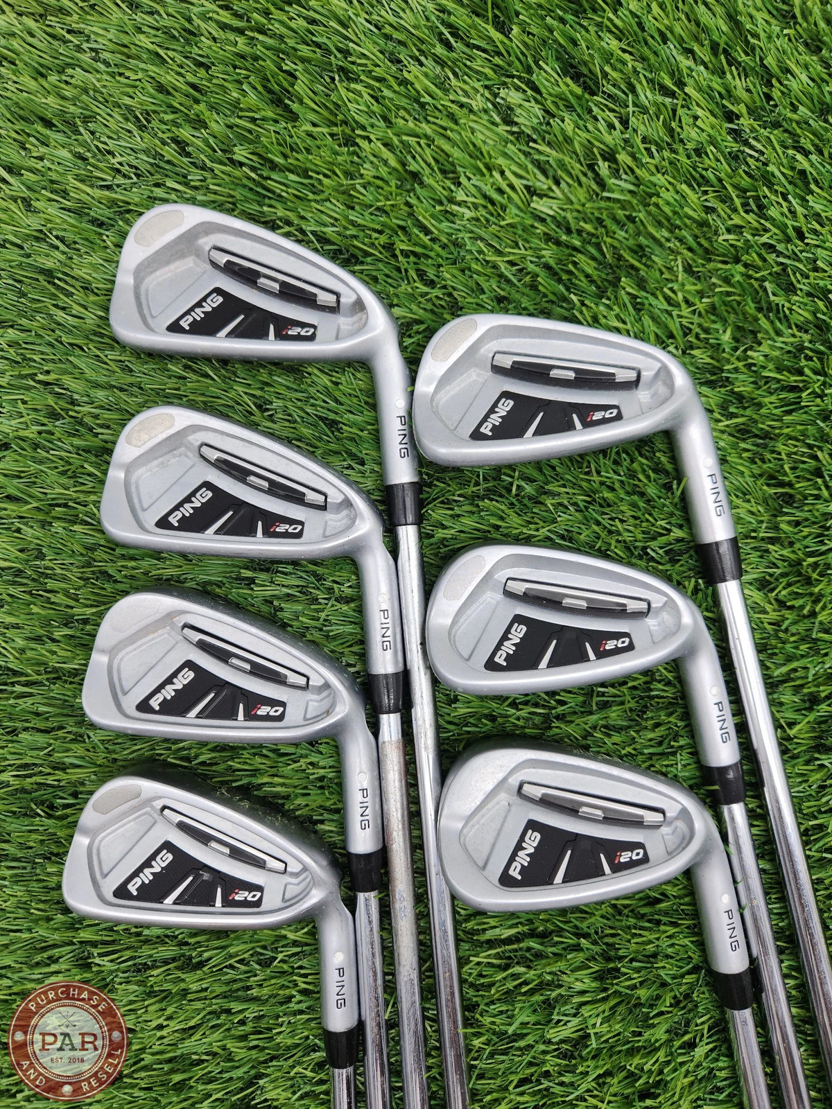 2012 PING I20 IRON SET 4-PW REG PROJECTX RIFLE PRECISION FLIGHTED 5.5 (WHITE DOT